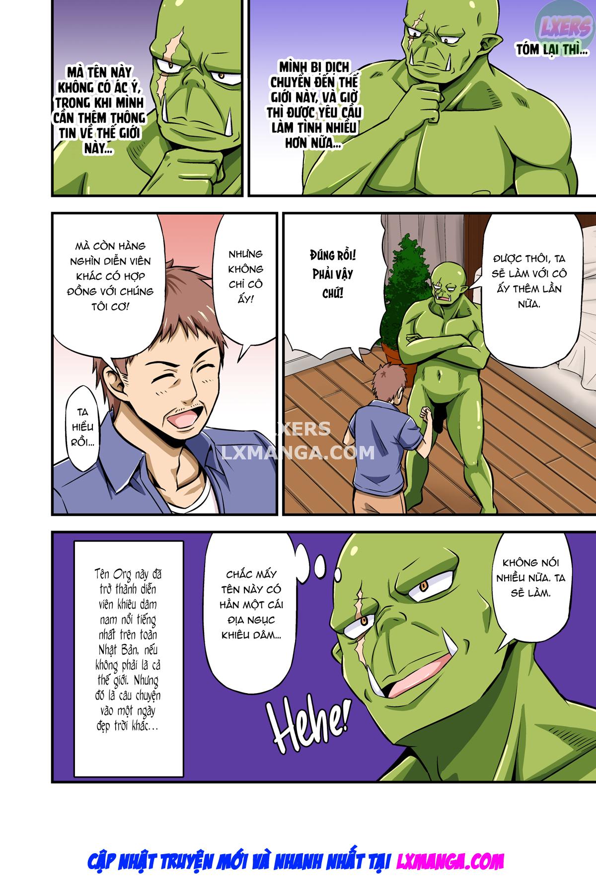 Đọc truyện hentai Khi một con Orc bố có sức chịu đựng được tái sinh ở một thế giới khác và trở thành một diễn viên khiêu dâm nam - Oneshot