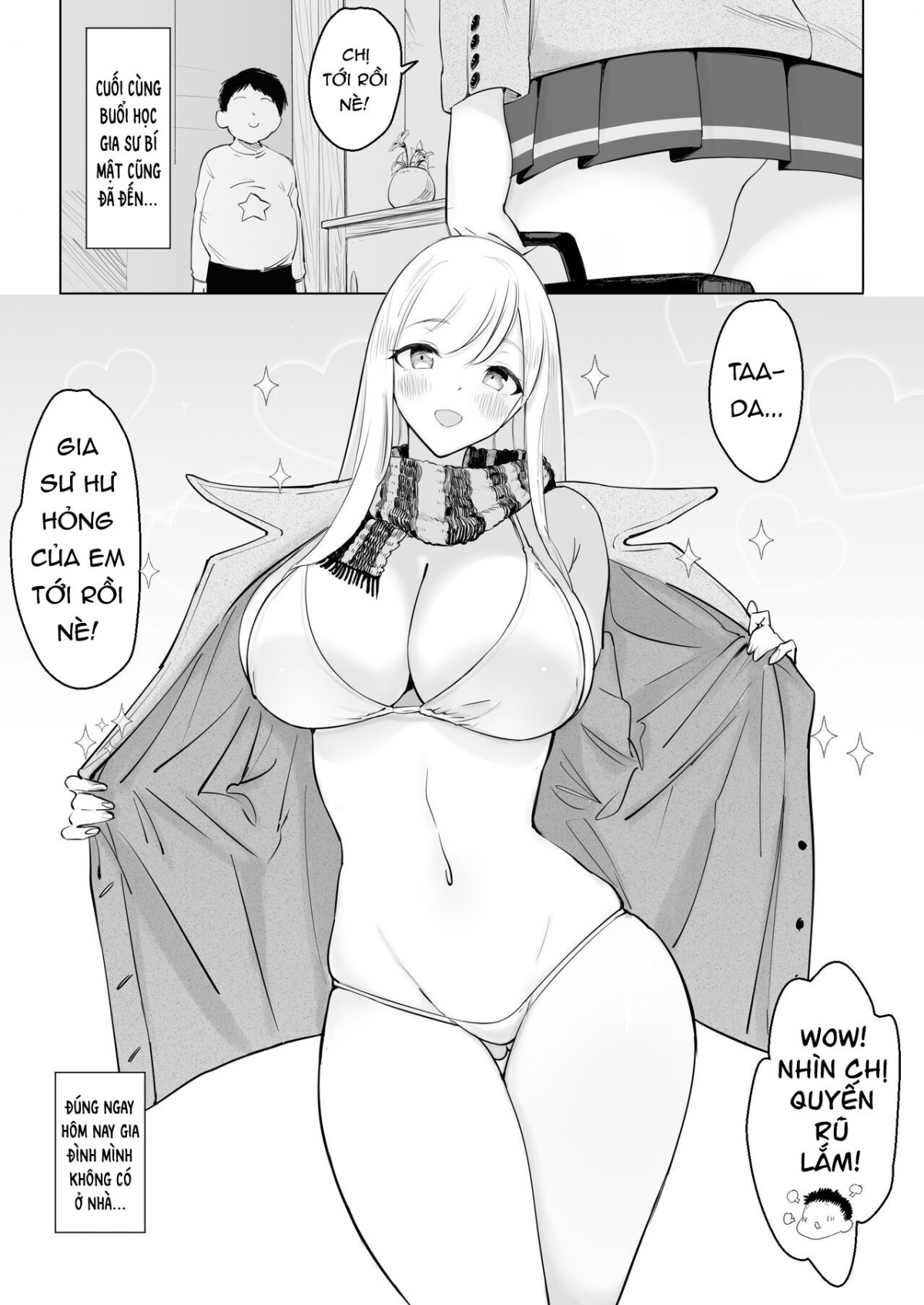 Đọc truyện hentai Sếch với chị gia sư bên dưới tấm nệm ấm áp giữa mùa đông. - Oneshot