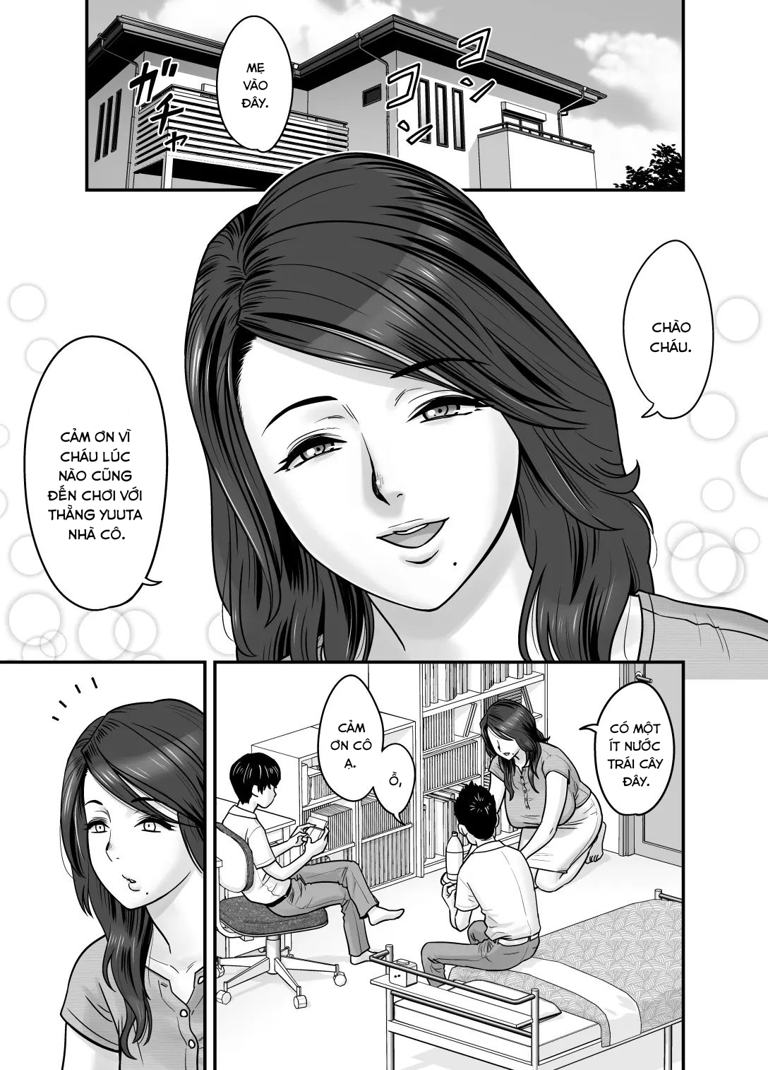 Đọc truyện hentai Bạn gái đầu tiên của tôi là một cô nội trợ và đó cũng là mẹ của tôi - Oneshot