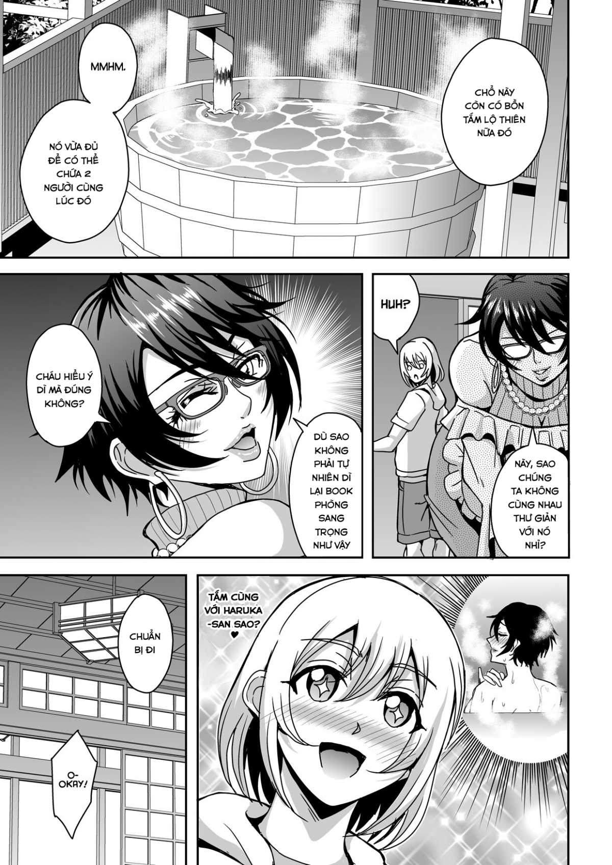 Đọc truyện hentai Alofou độc thân và mối quan hệ với con trai của bạn cô - Chap 2