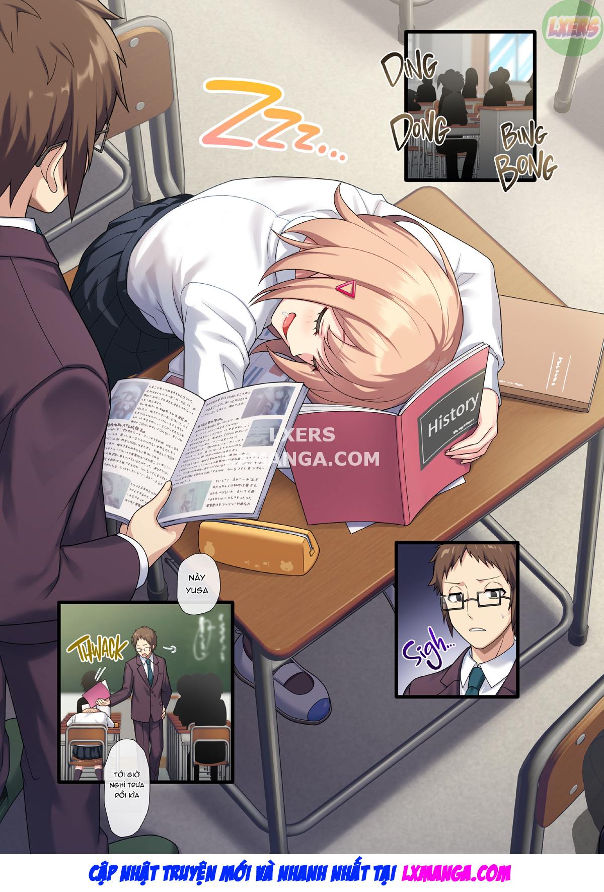 Đọc truyện hentai Bài kiểm tra điểm cao của cô bạn lười học - Oneshot