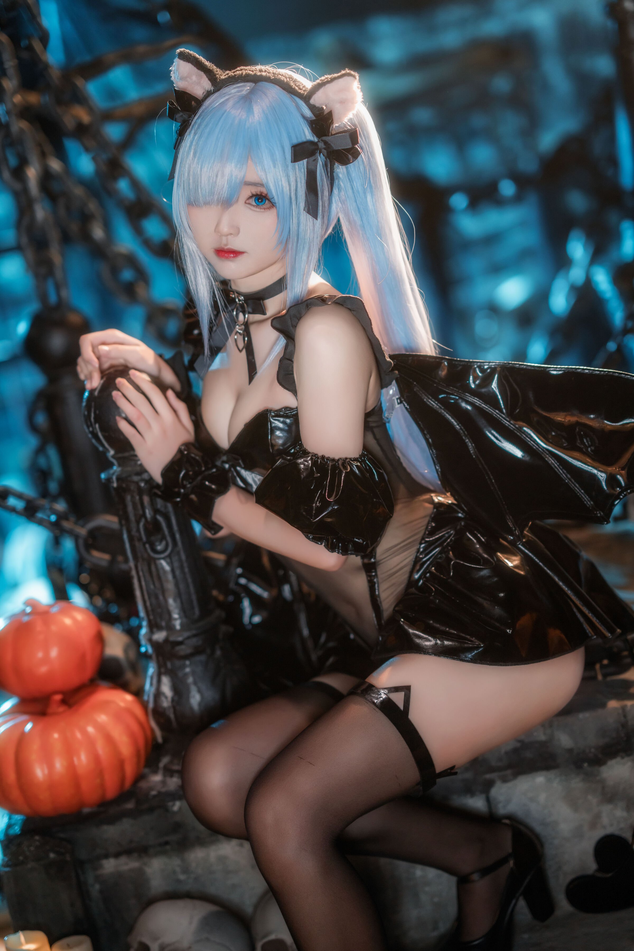 Đọc truyện hentai Tuyển tập Albums siêu phẩm Cosplay - Chap 150 - Azur Lane Janus Halloween Meow Meow Đêm kinh dị