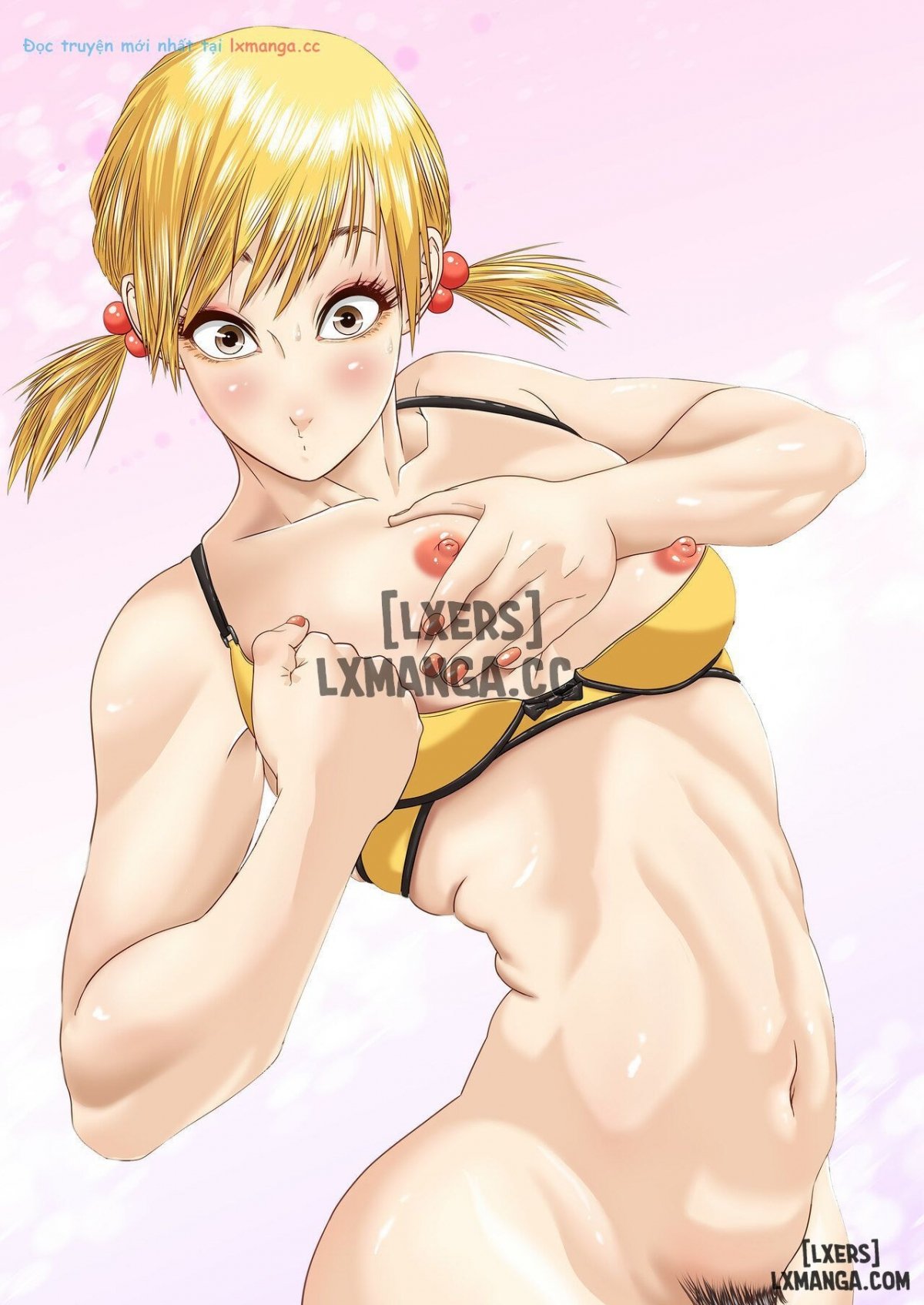Đọc truyện hentai Kakutou Joshi wa Tsuyokunaritai/ Muchimuchi Kakutou Joshi wa Hentai Seitai-shi to Sex shite Tsuyoku naru - Oneshot