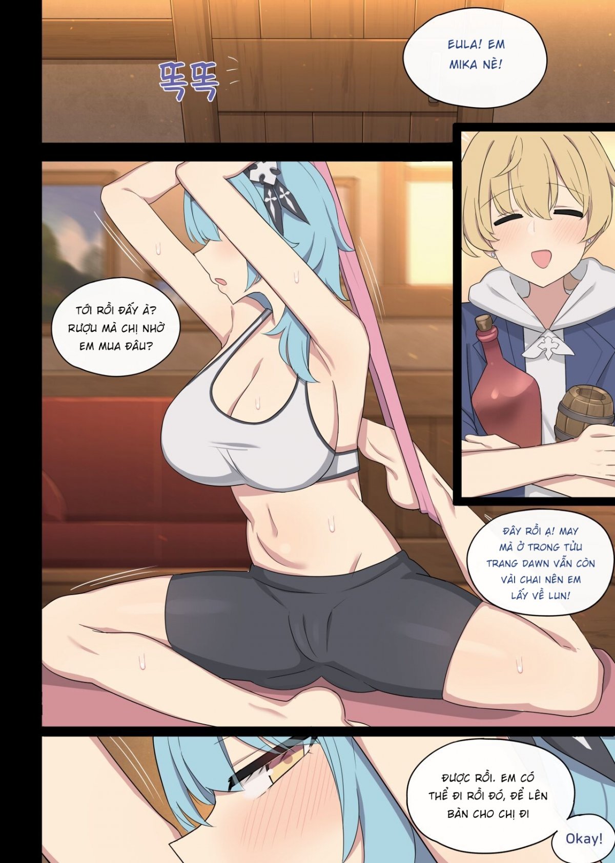 Đọc truyện hentai Eula x Mika - Oneshot