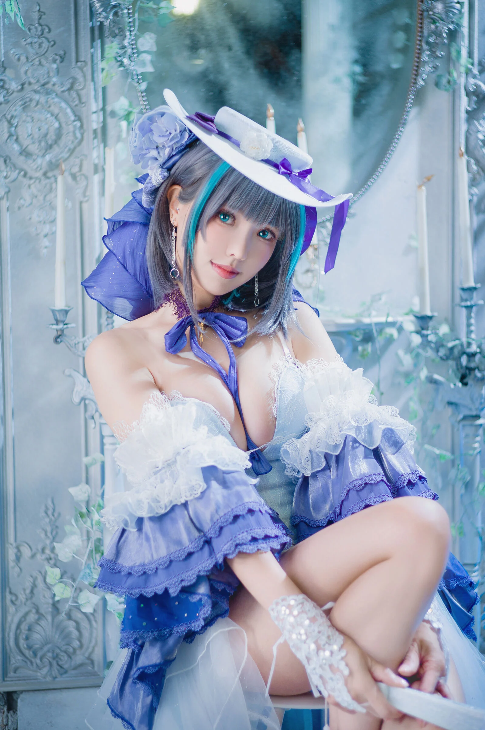 Đọc truyện hentai Tuyển tập Albums siêu phẩm Cosplay - Chap 365 - ely - cheshire dress