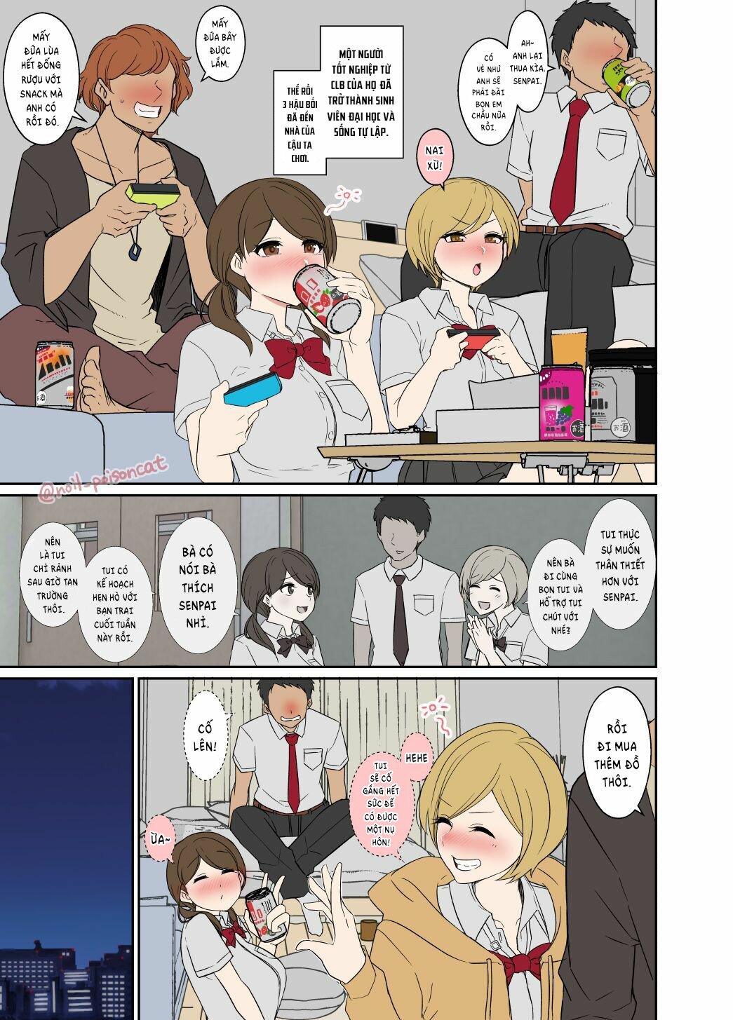 Đọc truyện hentai Hai em nữ sinh say xỉn bị hiếp Oneshot