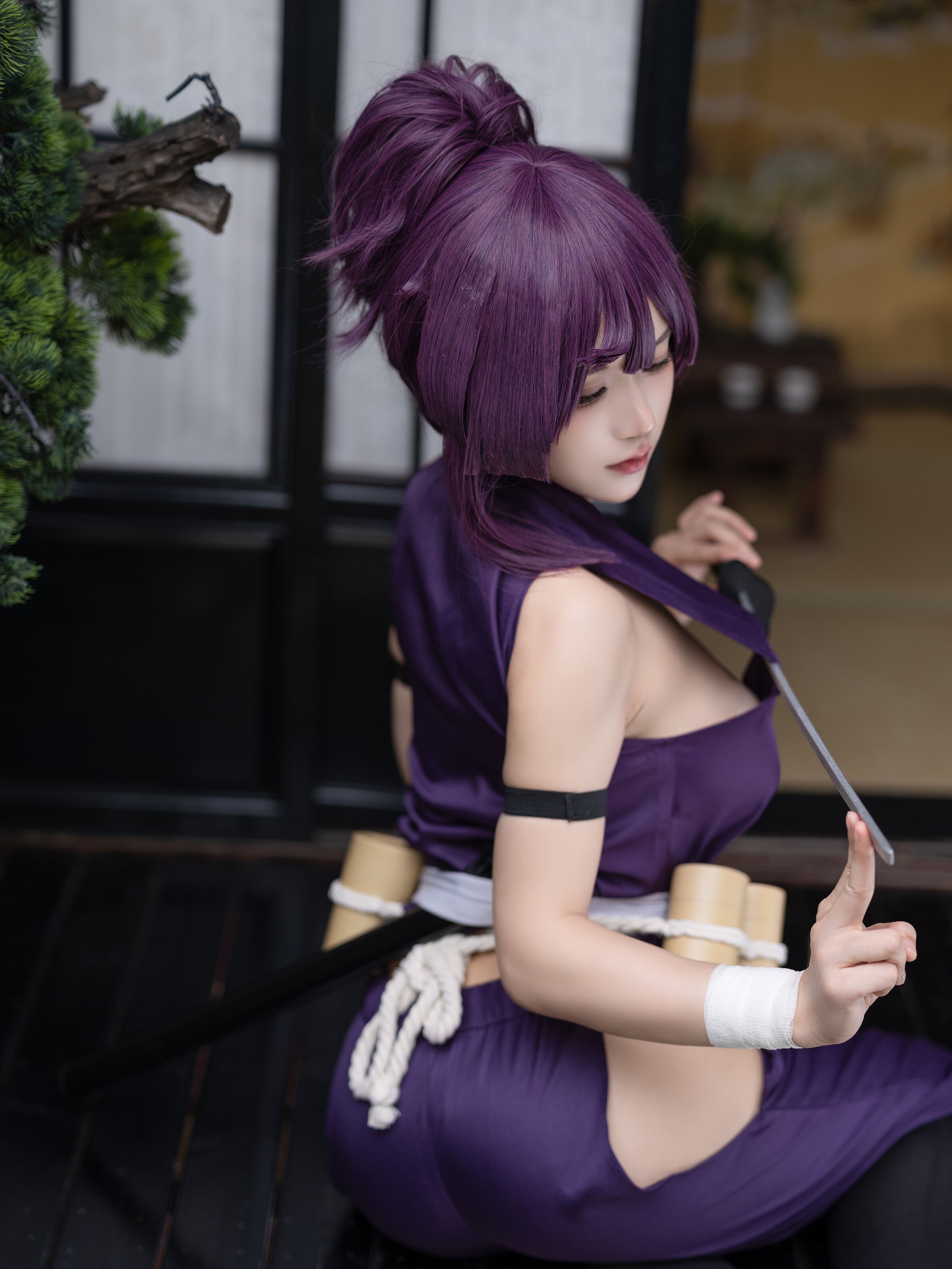Đọc truyện hentai Tuyển tập Albums siêu phẩm Cosplay - Chap 233 - Ogura Chiyo w - Yuzuriha hell raku gang