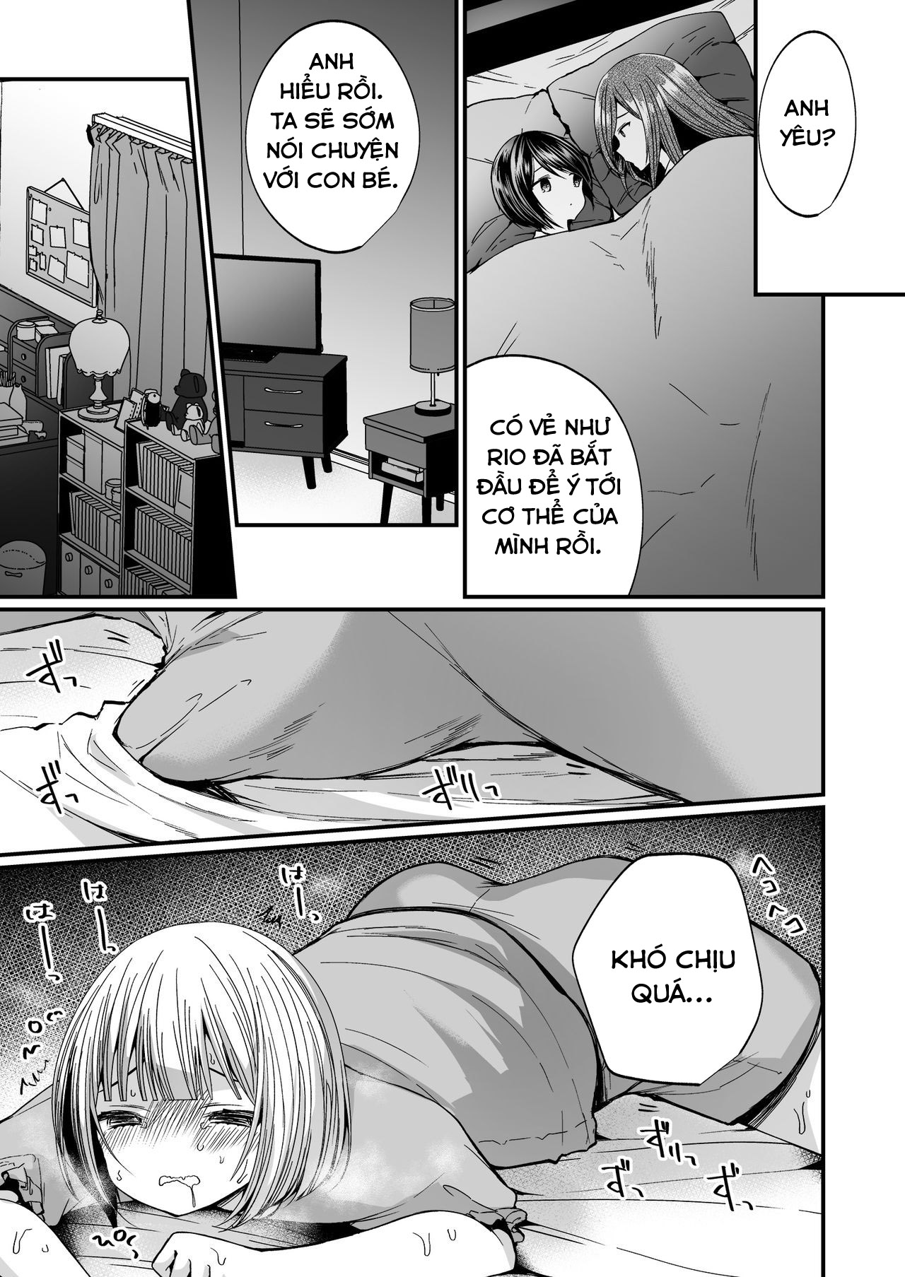 Đọc truyện hentai Hatsujou Futanari Musume to Mesu Ochi Papa - Oneshot