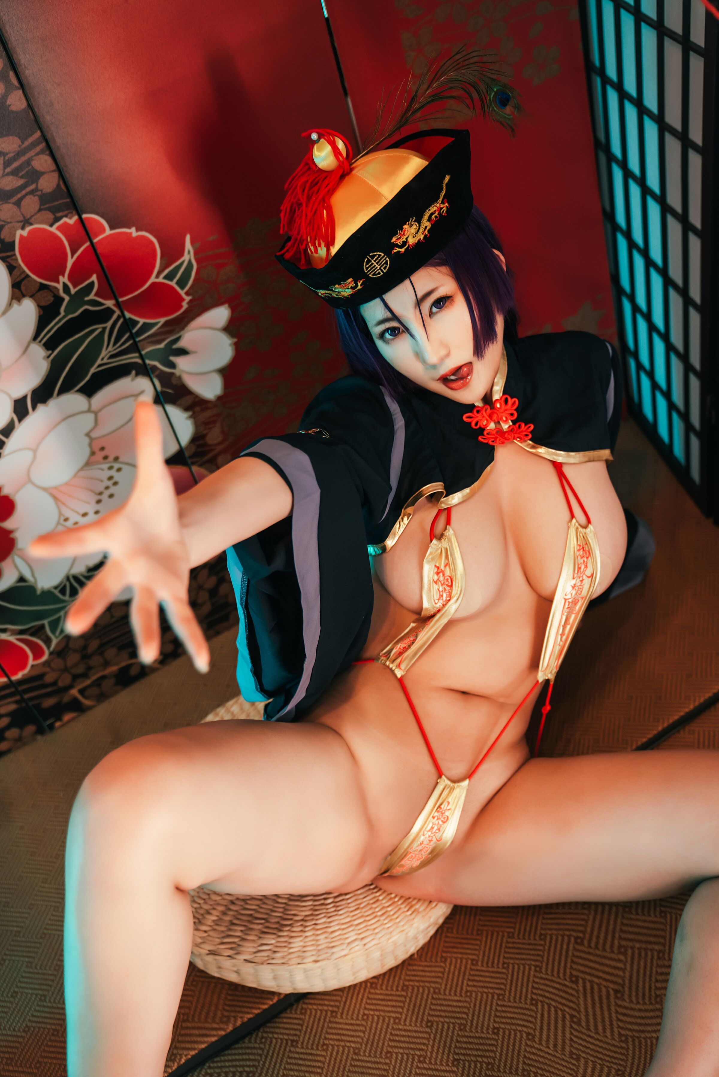 Đọc truyện hentai Tuyển tập Albums siêu phẩm Cosplay - Chap 508 - Xinglan is Lanlan and calls her Lanmei - Milky Zombie Girl