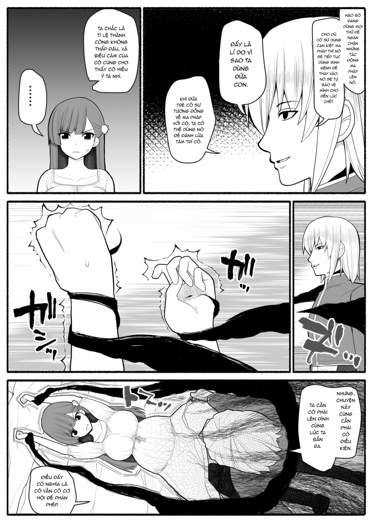 Đọc truyện hentai Shikyuu Majo VS Joukyuu Majin - Chap 1