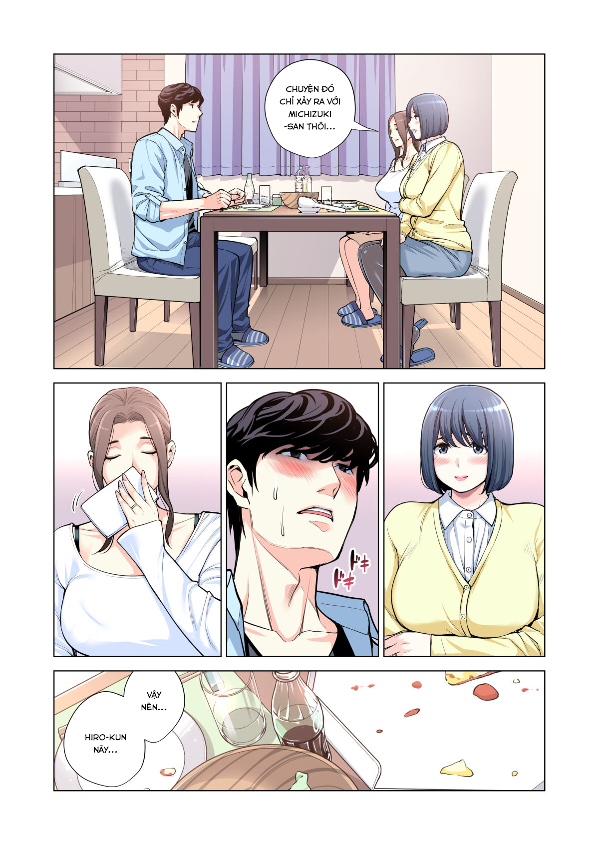 Đọc truyện hentai Jichikai no Hitozuma wa Totemo H deshita Chap 3