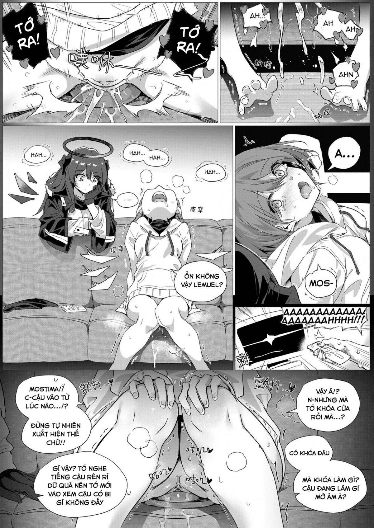Đọc truyện hentai 2 Texas x Exusiai - Oneshot