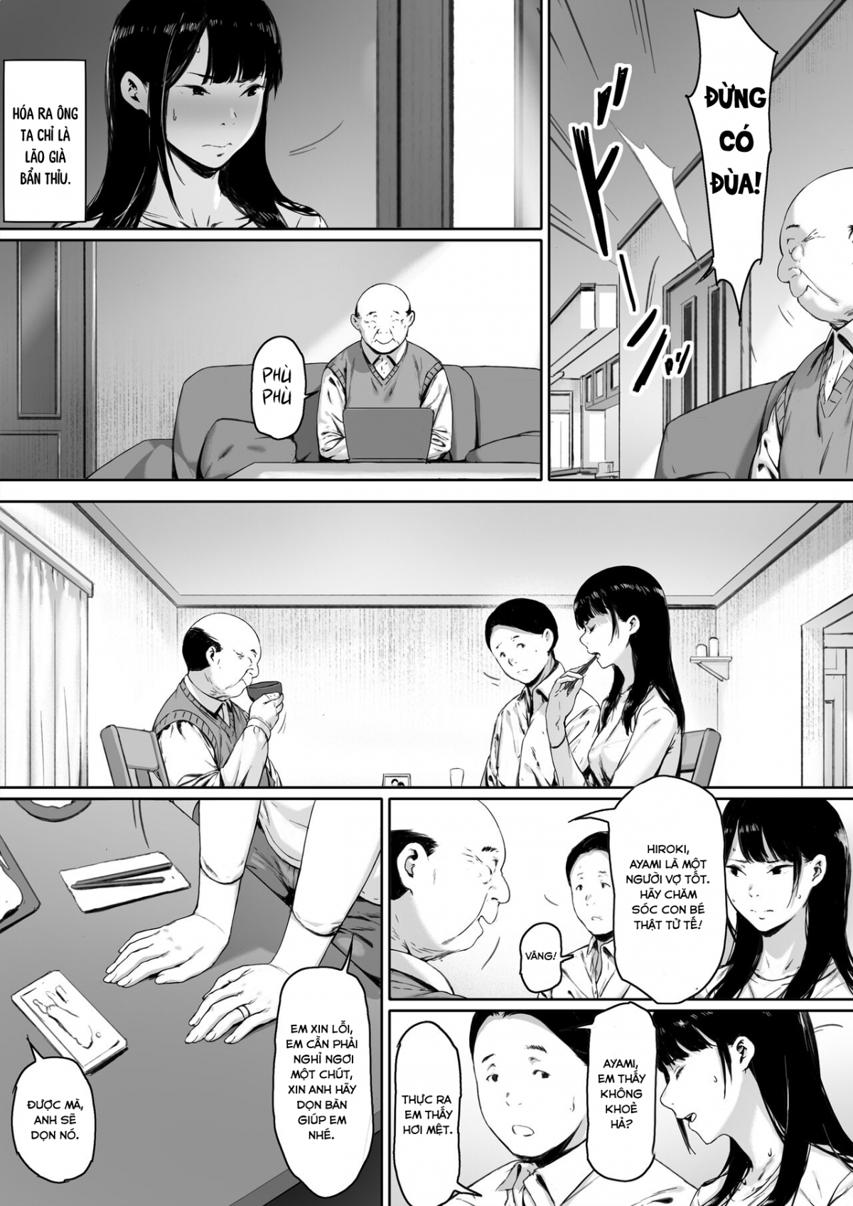 Đọc truyện hentai Ánh nhìn của bố chồng - Phần 1 - Chap 1