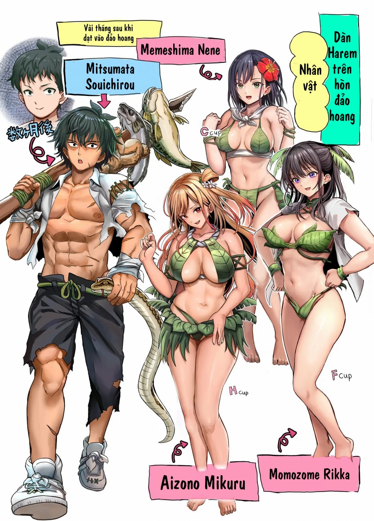 Đọc truyện hentai Mujintou Sounans Harem - Phần manga