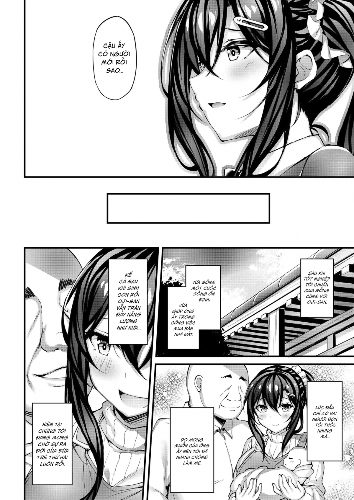 Đọc truyện hentai Kanojo ga Separate o Matou Riyuu -Watashi no Oji-san ni Sasageru Seishun Iro no Separate- - Éc éc