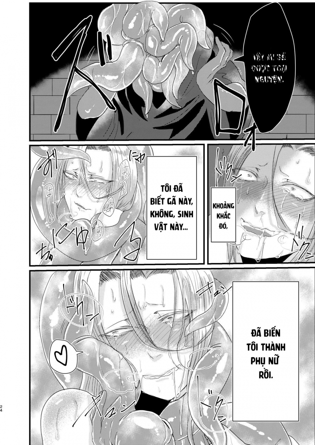 Đọc truyện hentai Câu chuyện về nam pháp sư bị xúc tu chơi Oneshot