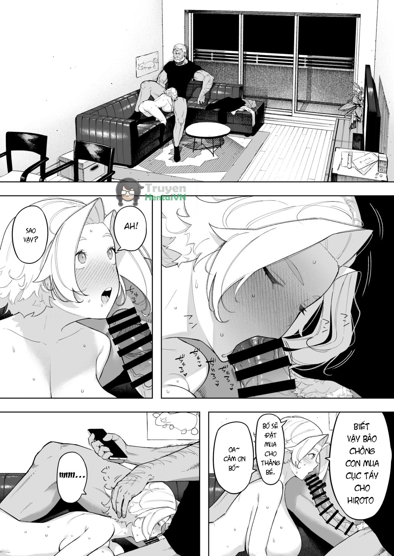 Đọc truyện hentai Bố chồng cùng con cụp ngon nghẻ - oneshot