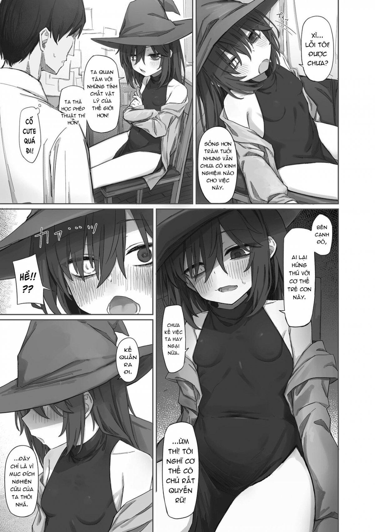 Đọc truyện hentai Bé phù thủy dâm đãng nuông chiều đệ tử - Oneshot