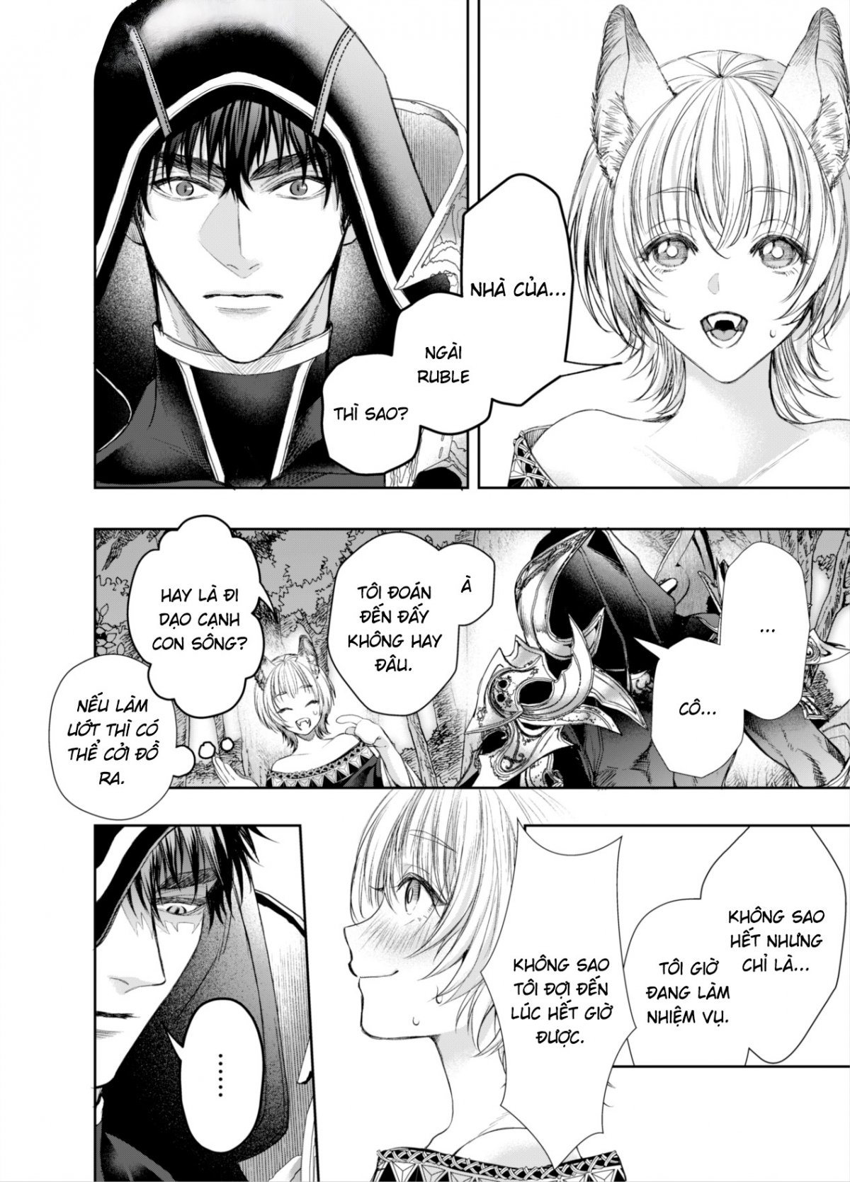 Đọc truyện hentai Tôi không thể thoát khỏi Kỵ sĩ quàng khăn đỏ tinh nghịch - Part 1