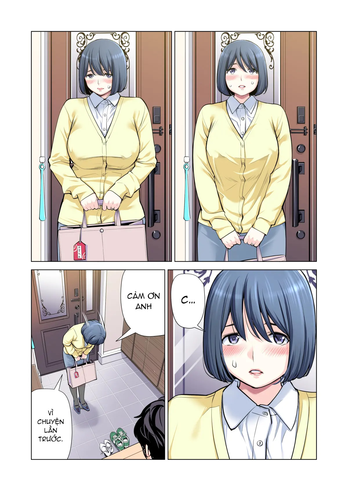 Đọc truyện hentai Bà chị có chồng ở tổ dân phố rất gợi tình 3: Bữa ăn của người có chồng - Oneshot