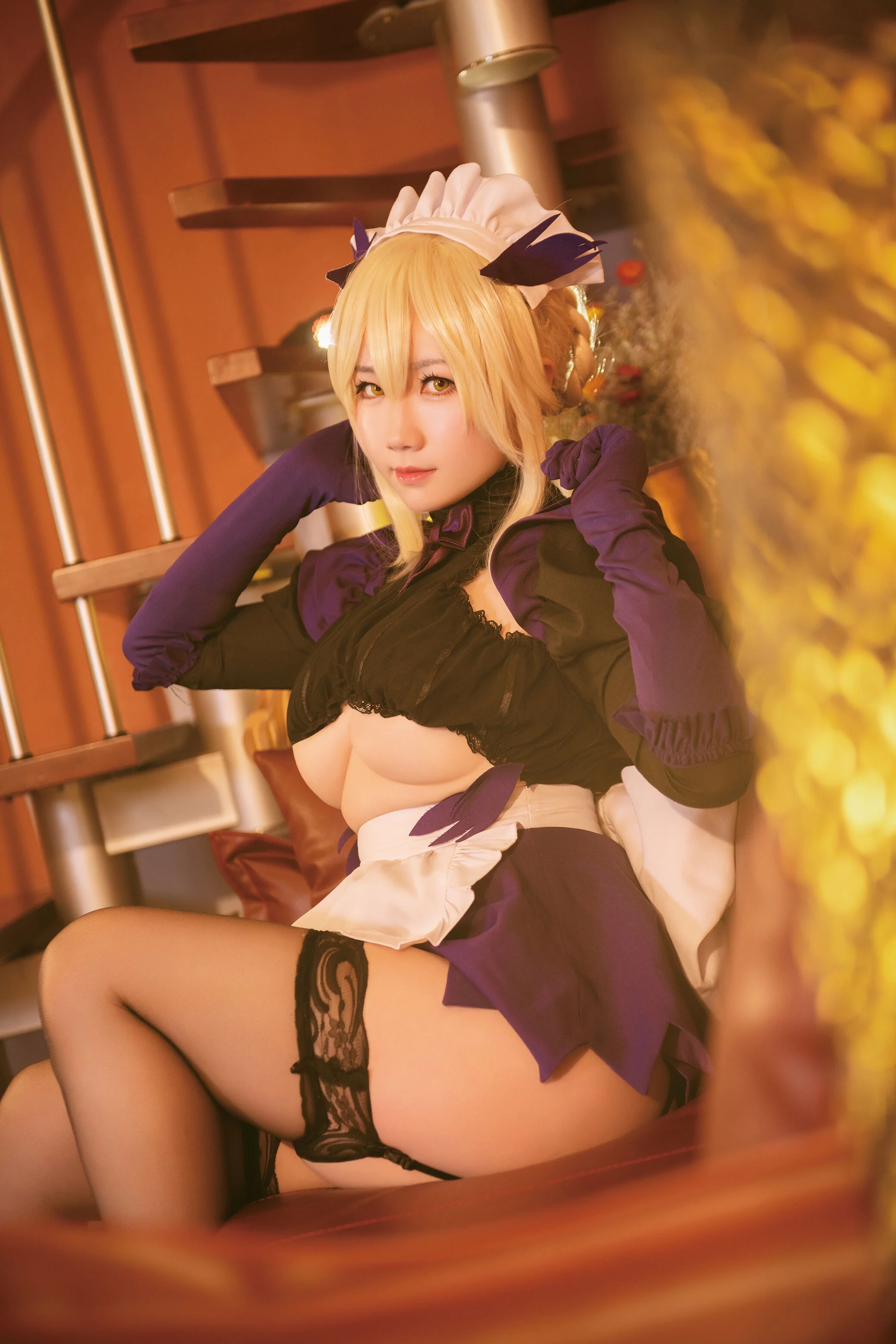 Đọc truyện hentai Tuyển tập Albums siêu phẩm Cosplay - Chap 559 - The End of the Story - Black Gun Maid