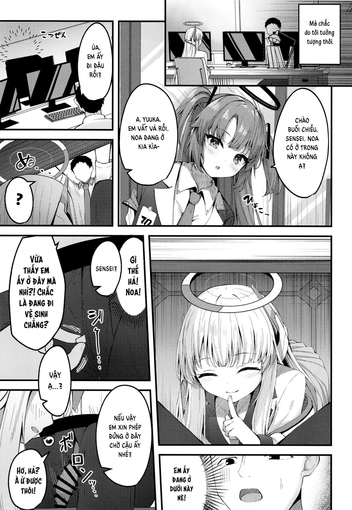 Đọc truyện hentai Seishori NOR Asobi - Ryoute ni Sensei to Yuuka-chan - Oneshot nứng