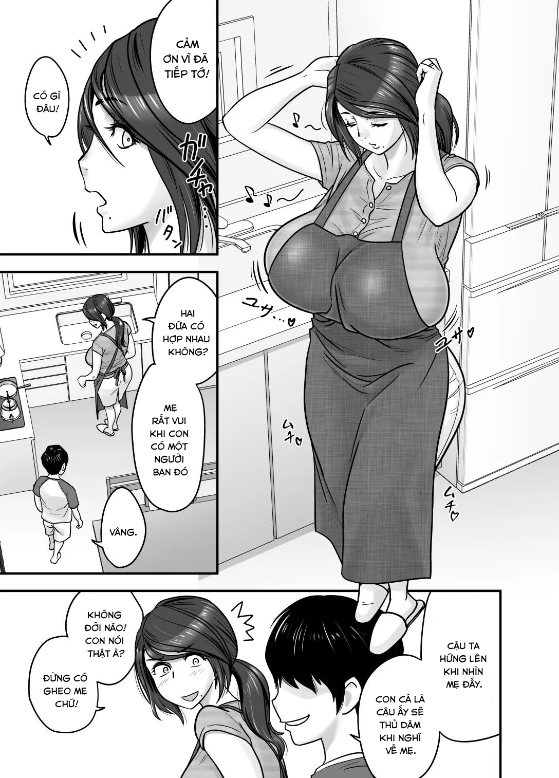 Đọc truyện hentai Bạn gái đầu tiên của tôi là một cô nội trợ và đó cũng là mẹ của tôi - Oneshot