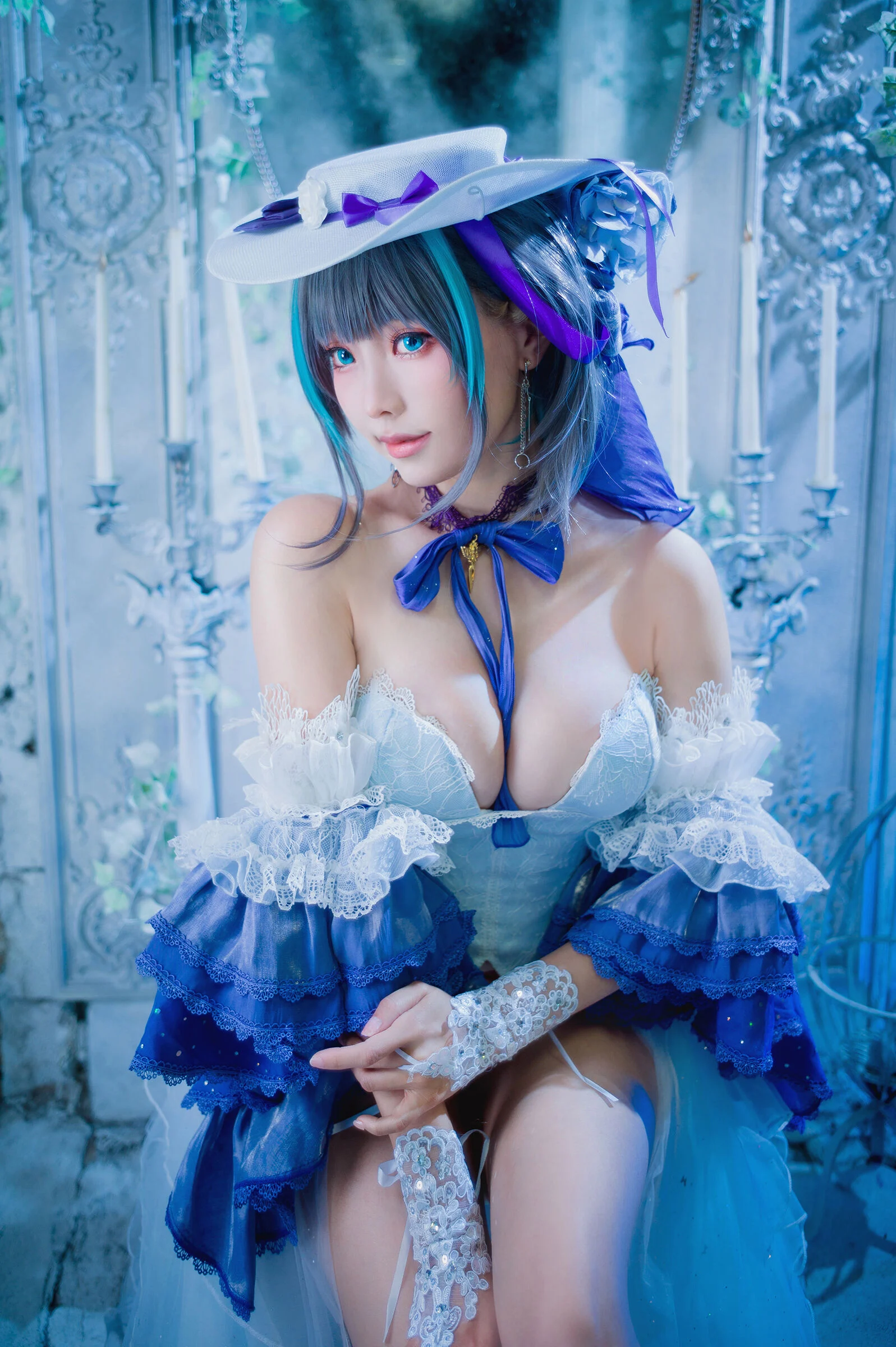 Đọc truyện hentai Tuyển tập Albums siêu phẩm Cosplay - Chap 365 - ely - cheshire dress
