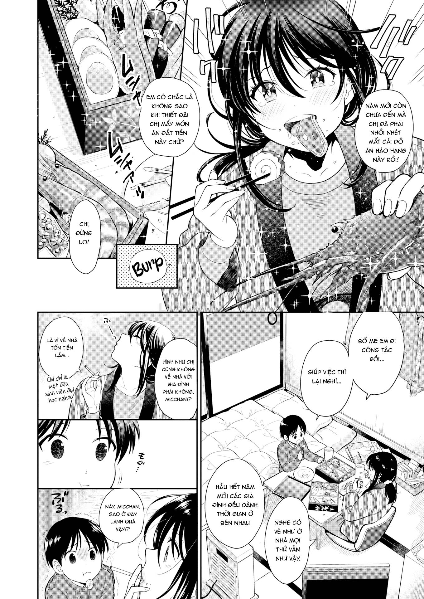 Đọc truyện hentai Doutei Otouto to Bitch Ane - Chap 8