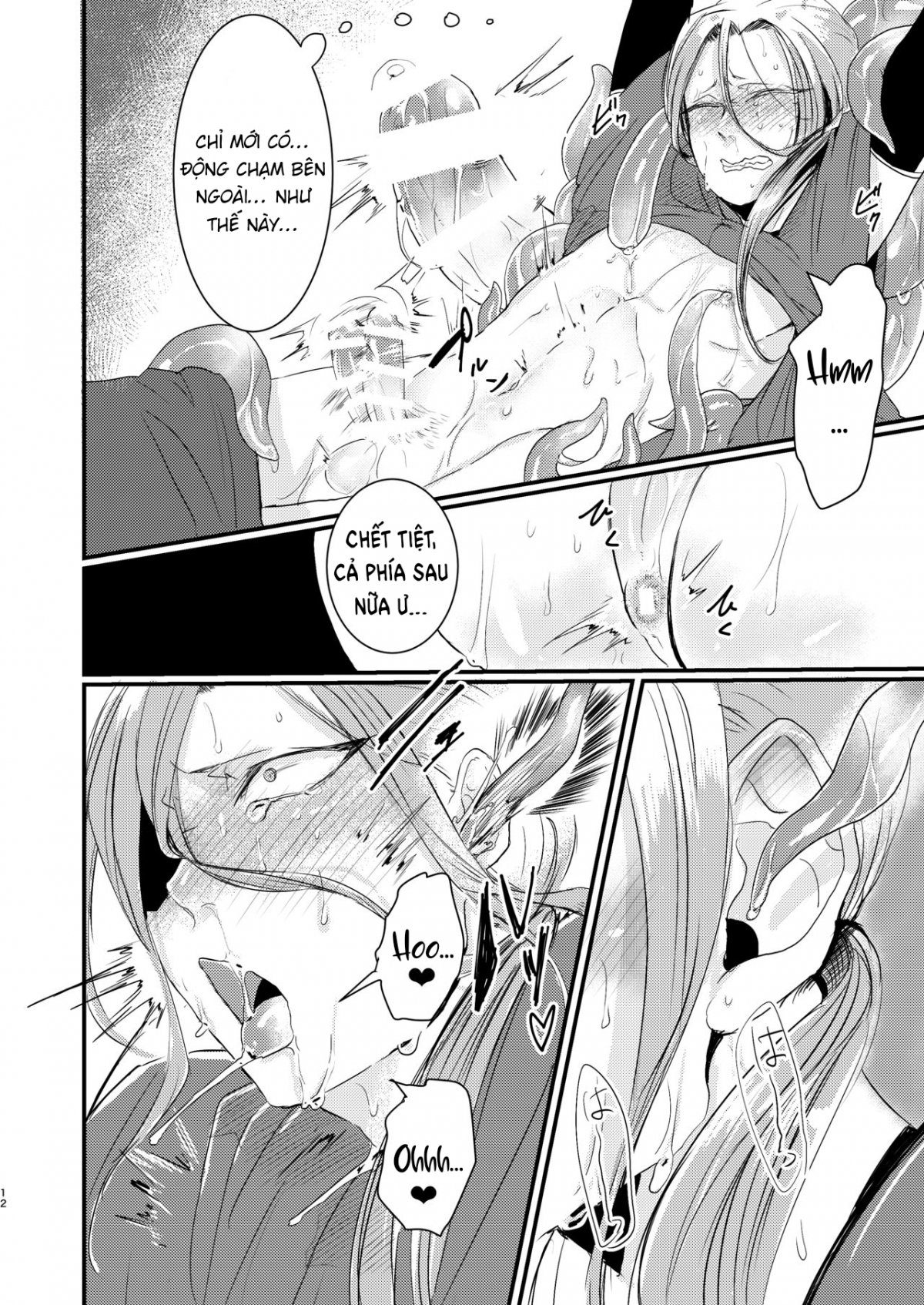 Đọc truyện hentai Câu chuyện về nam pháp sư bị xúc tu chơi Oneshot