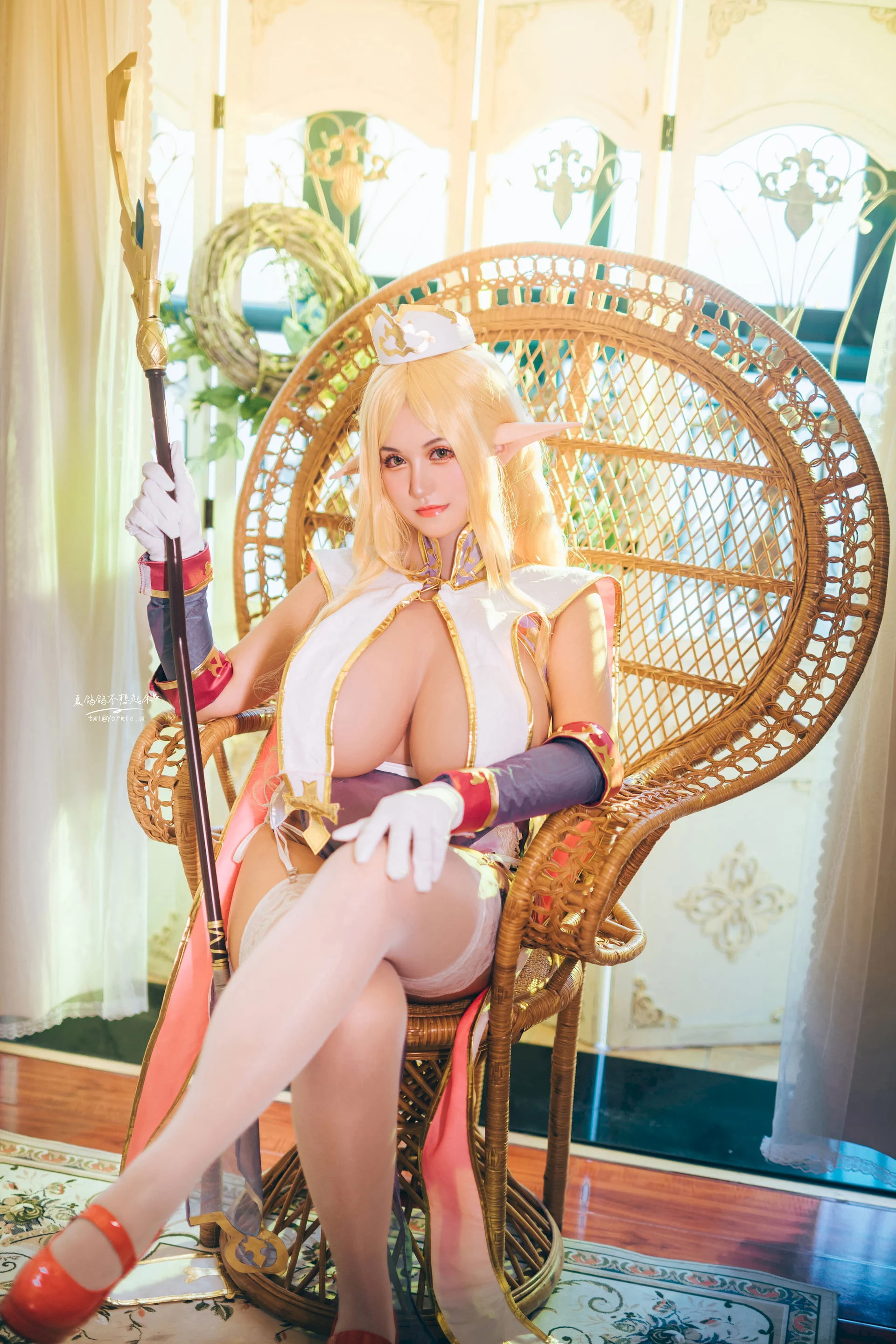 Đọc truyện hentai Tuyển tập Albums siêu phẩm Cosplay - Chap 713 - Summer Pigeon - Priscilla in Elf Village