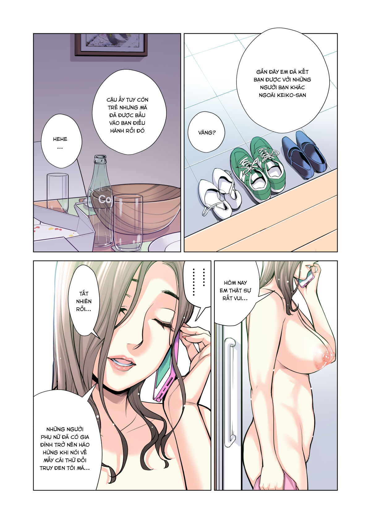 Đọc truyện hentai Jichikai no Hitozuma wa Totemo H deshita Chap 3