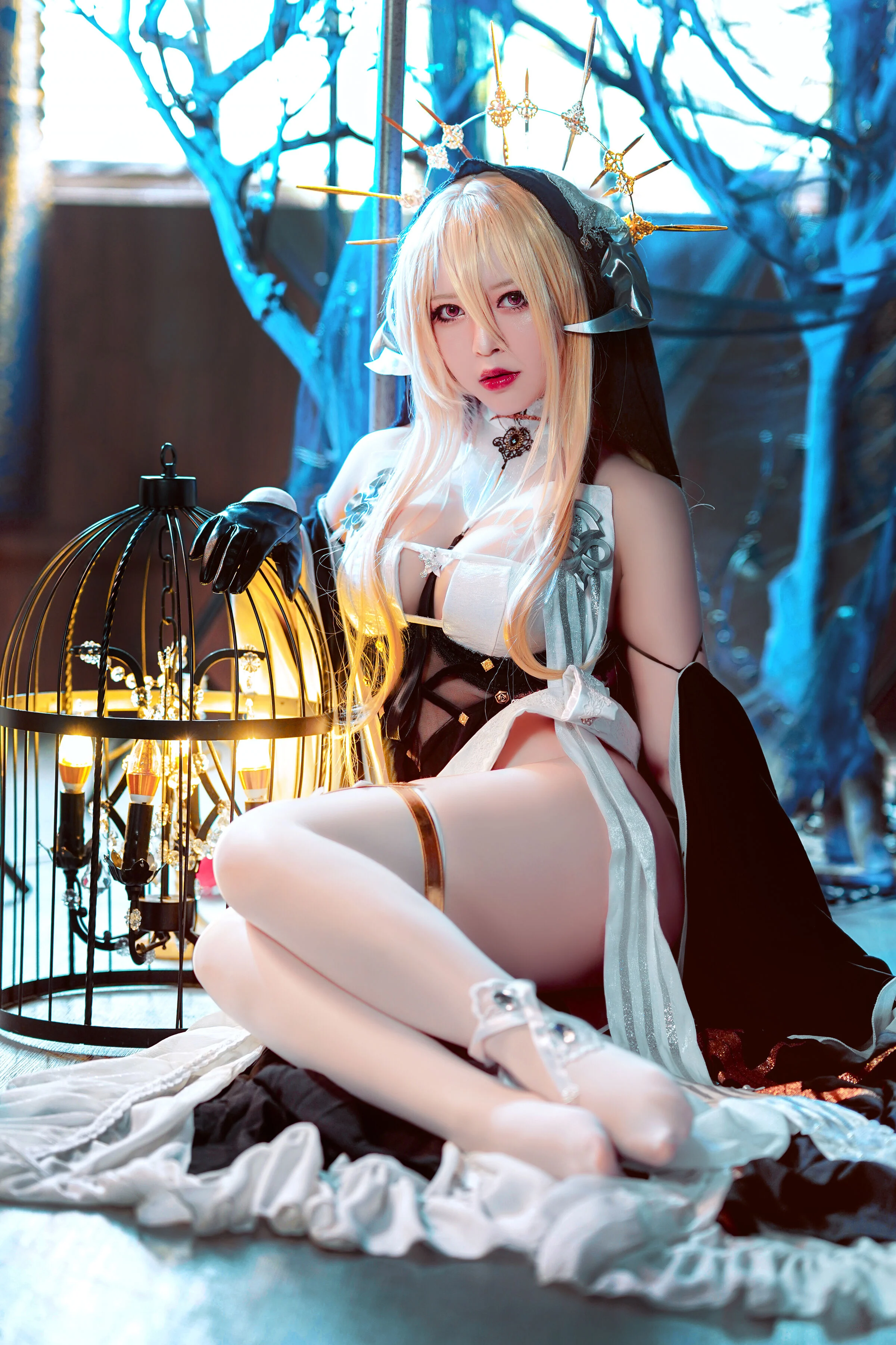 Đọc truyện hentai Tuyển tập Albums siêu phẩm Cosplay - Chap 287 - Half-Half-Child Implacable Nun
