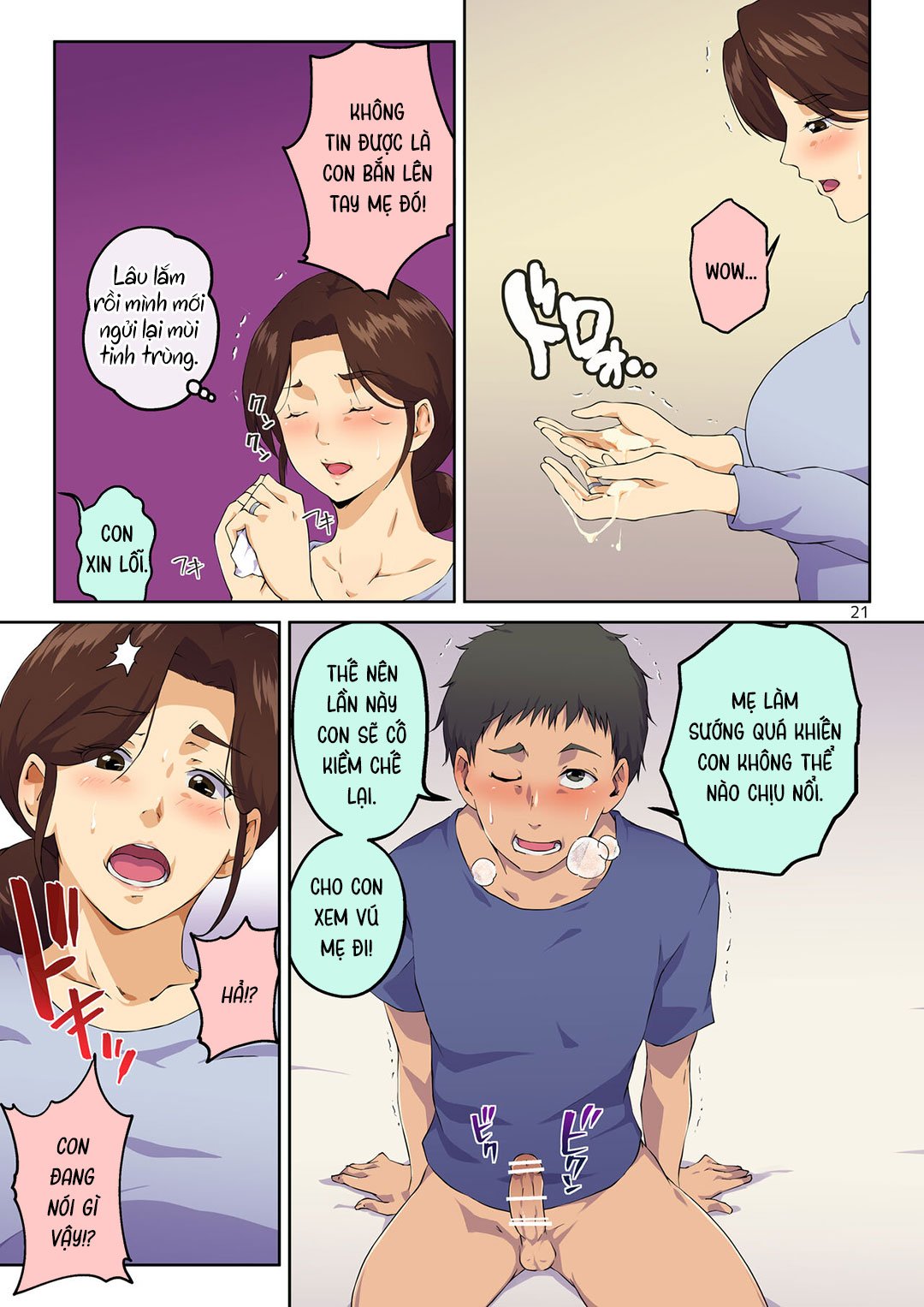 Đọc truyện hentai Tôi bày tỏ với mẹ và mẹ đã cho tôi xxx - Oneshot