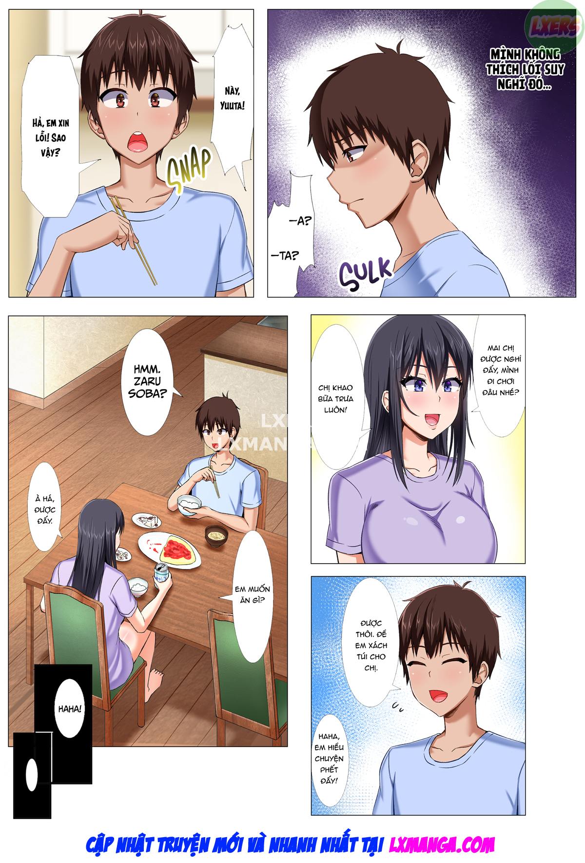 Đọc truyện hentai Cậu học sinh may mắn và cô gia sư xinh đẹp - Oneshot