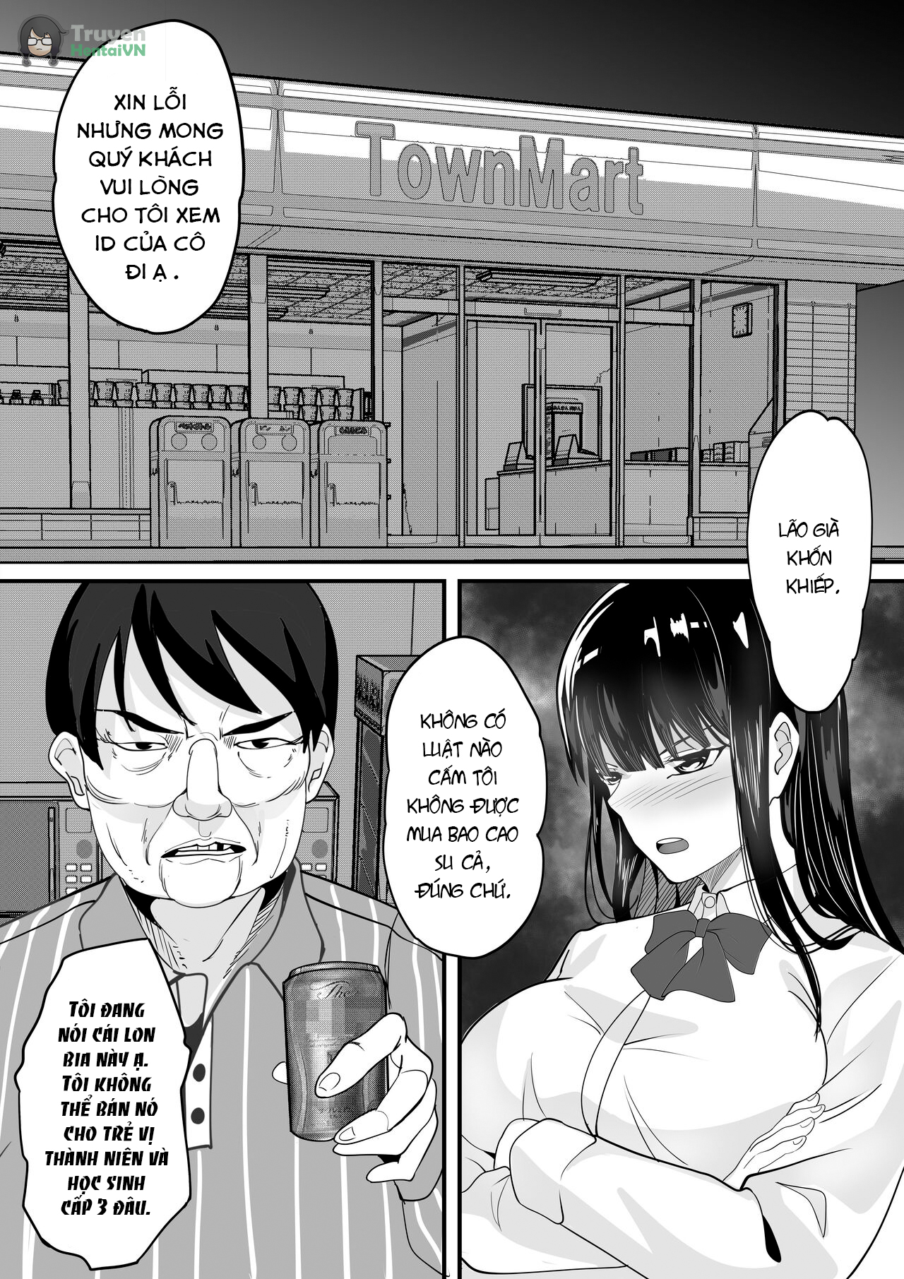 Đọc truyện hentai Jidou Shouhin-ka POS Regi Kininaru Anoko mo 1-man Yen - Oneshot