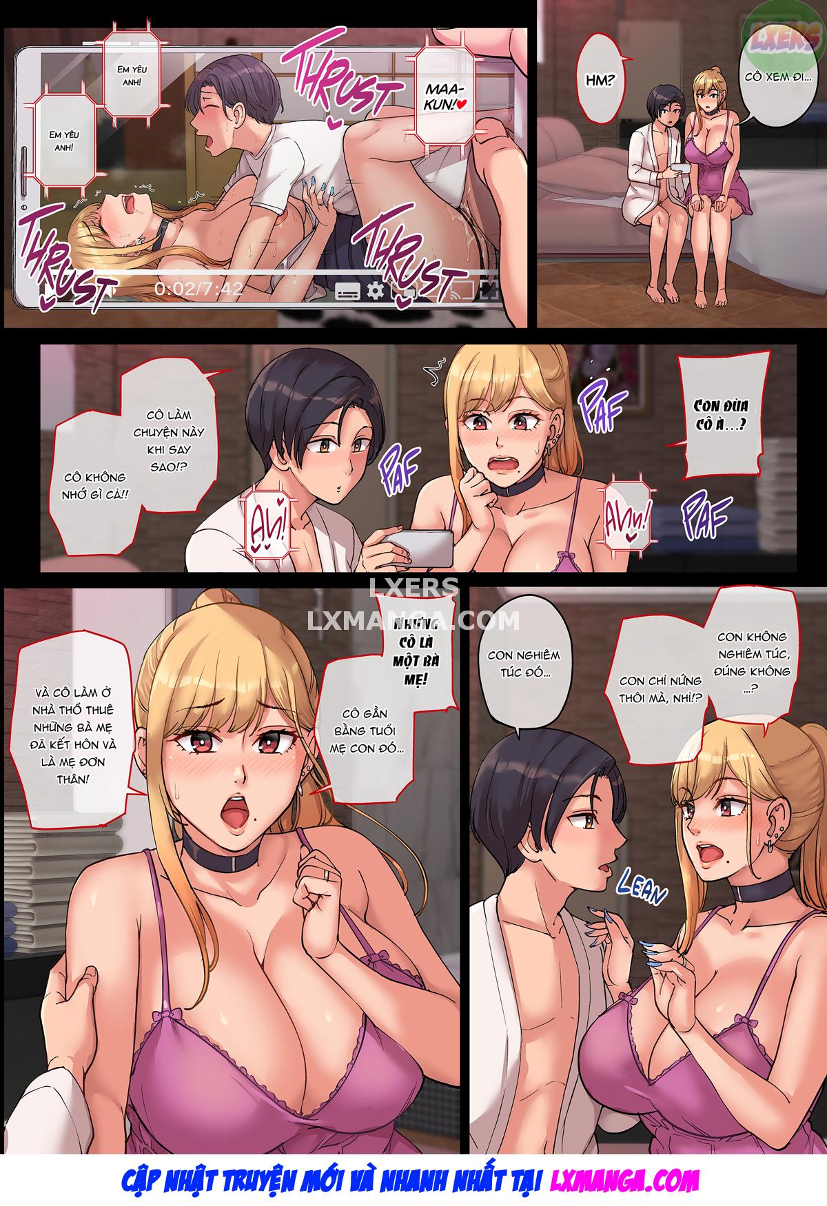 Đọc truyện hentai Tôi Đã Gặp Những Người Bạn Của Tôi, Mẹ Gyaru Ở Xứ Xà Phòng - Chap 1