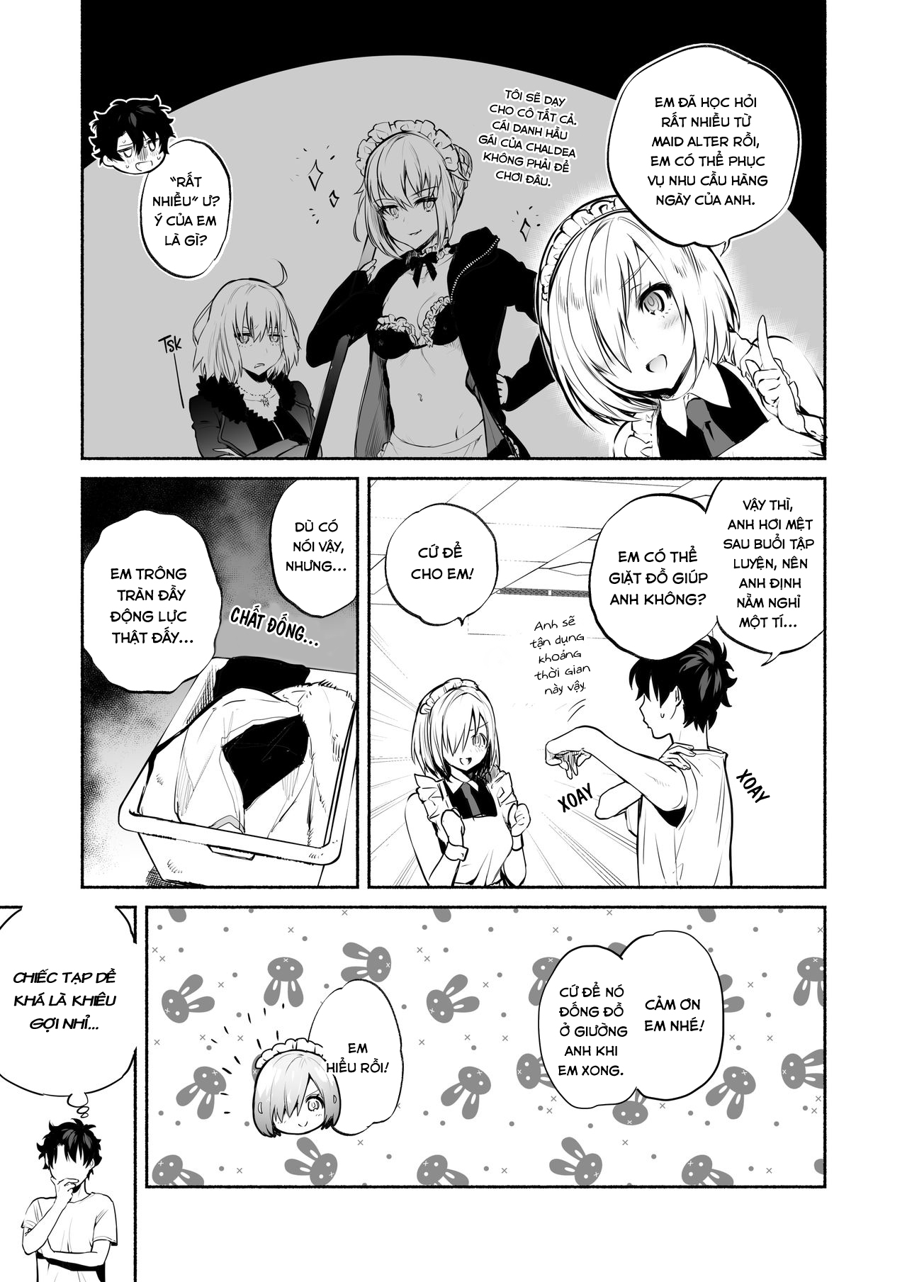 Đọc truyện hentai My Kouhai Maid is Looking After Me (Fate/Grand Order) - Oneshot