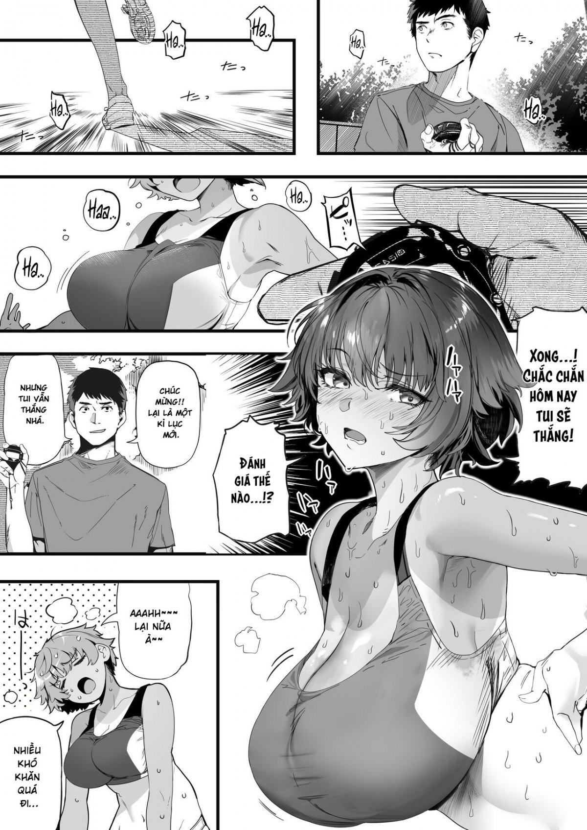 Đọc truyện hentai Rikujoubu no Bokukko Doukyuusei ga Chuunen Komon ni Mesu ni Sareru Ichibu Shijuu - Oneshot cực ngắn