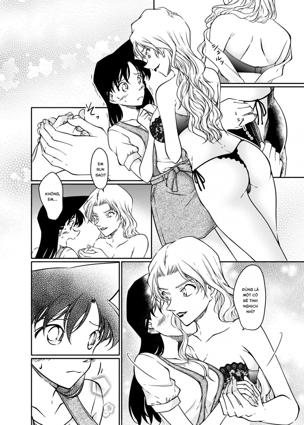 Đọc truyện hentai Kaiketsu Houhou wa Karada ni Oshiete Ageru (Detective Conan) - Oneshot