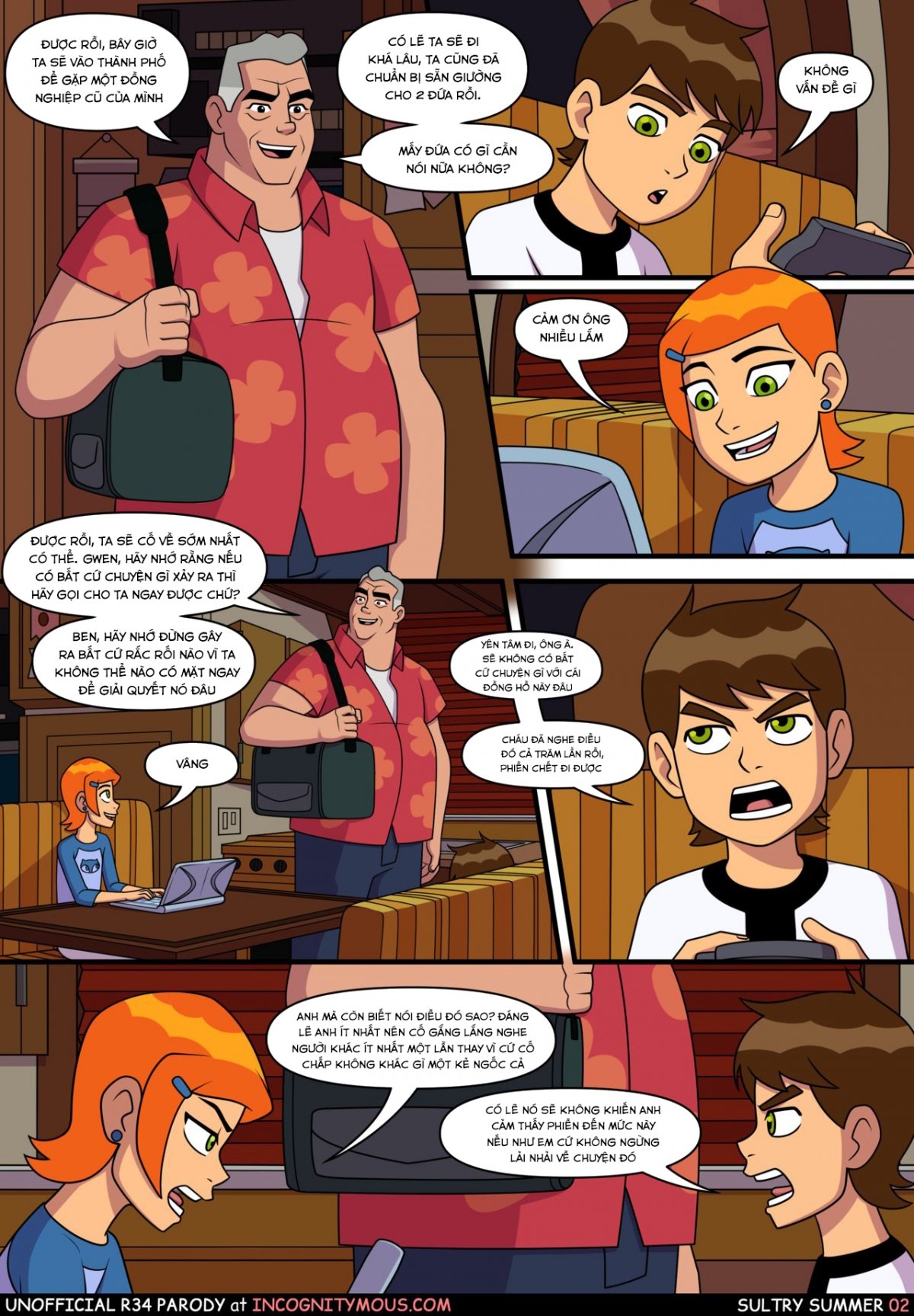Đọc truyện hentai Mùa hè oi bức (Ben 10) - Chap 1