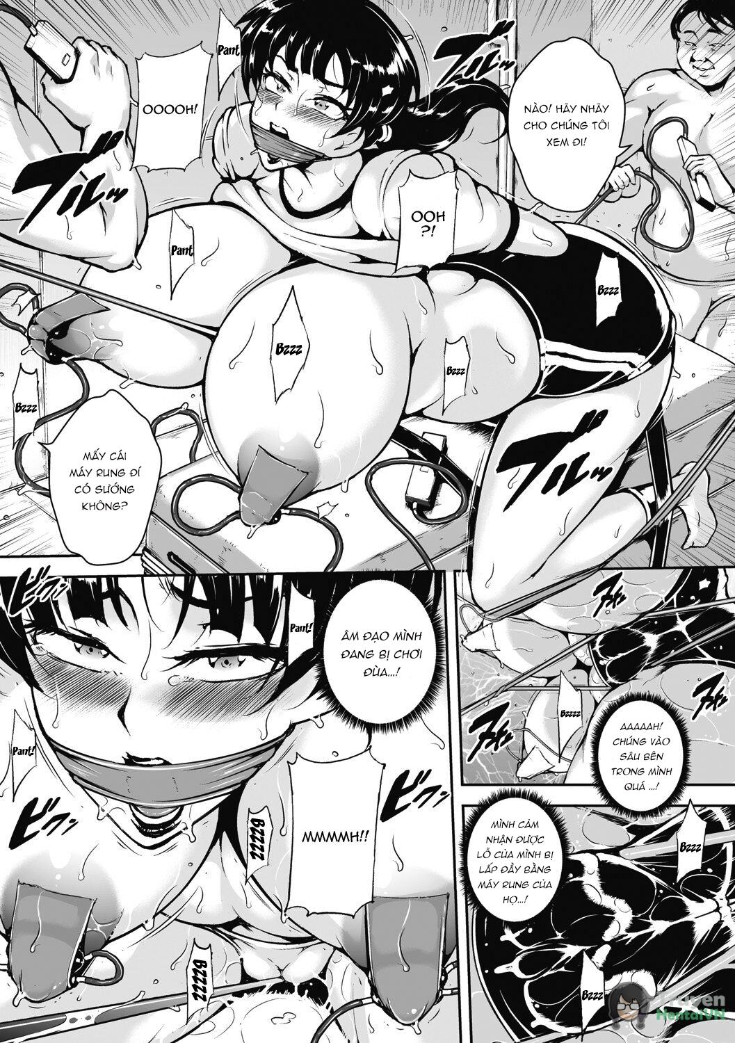 Đọc truyện hentai Akaneiro ni Modaeru Hitozuma - Wife Writhing in Madder - Oneshot