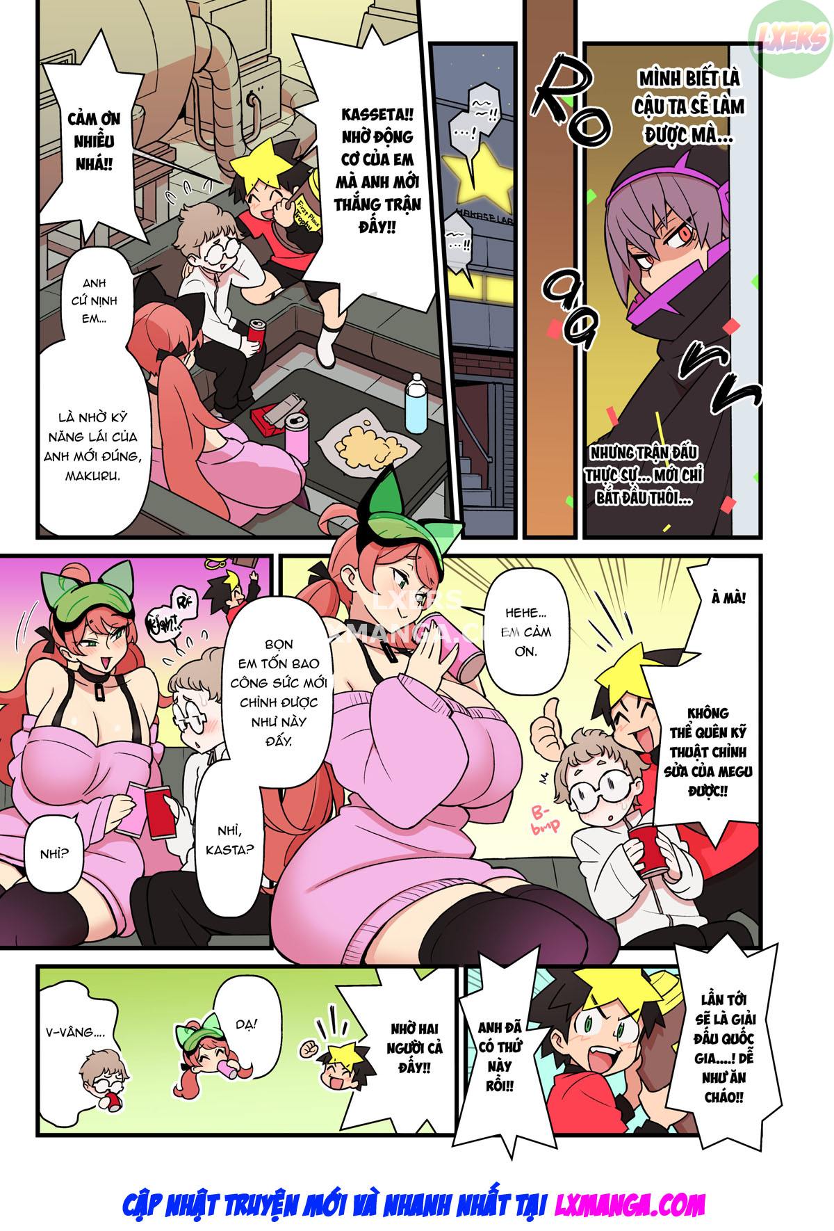 Đọc truyện hentai Super Dendo Ride Battle - Oneshot