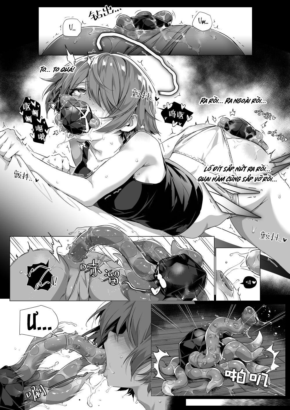 Đọc truyện hentai Bụng tôi không phải nơi sinh sản của bọ!! - Oneshot