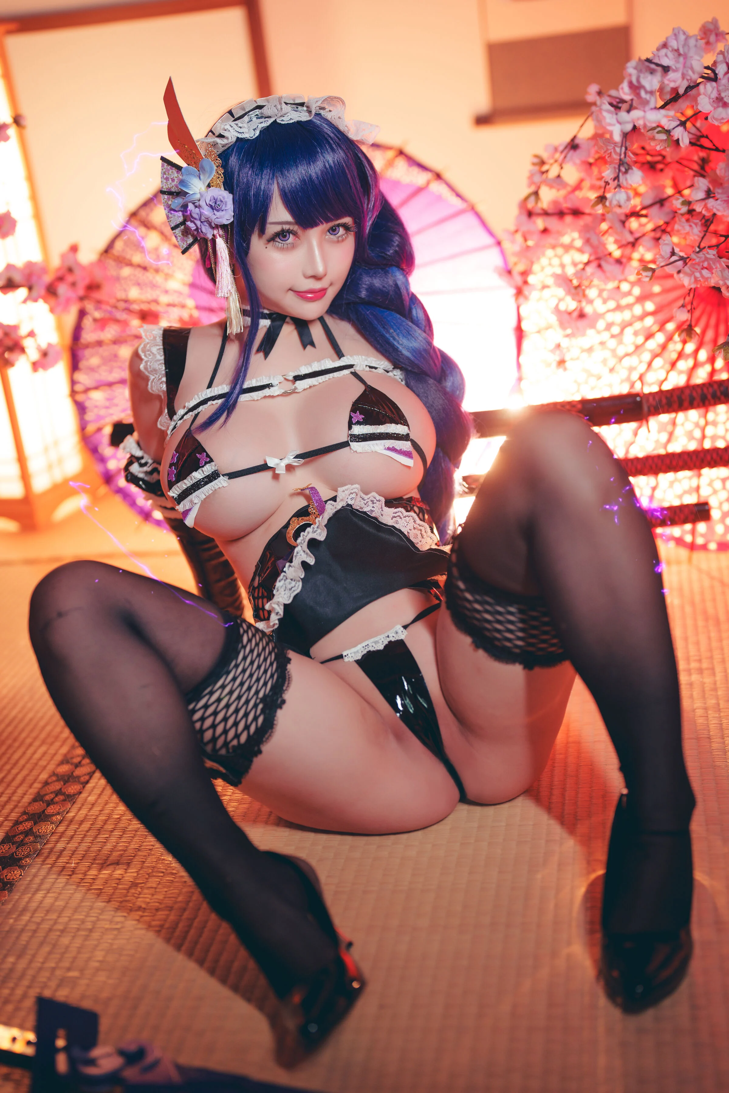 Đọc truyện hentai Tuyển tập Albums siêu phẩm Cosplay - Chap 619 - Rinka Okita - Raiden Shogun