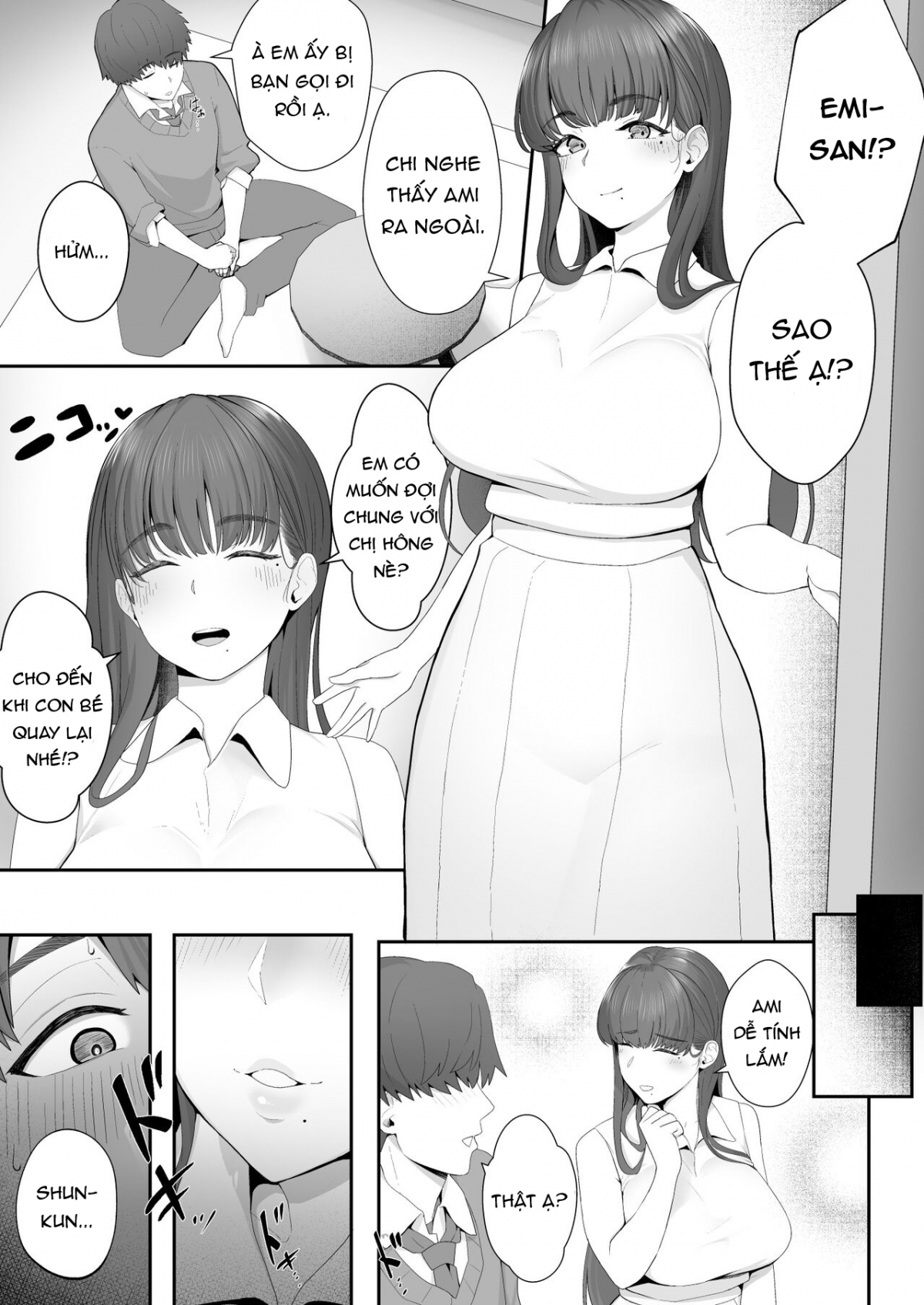 Đọc truyện hentai Kanojo no Onee-san ni Otosareru - Oneshot