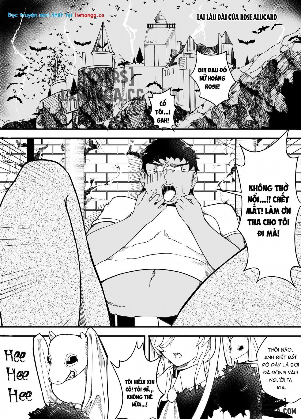Đọc truyện hentai Ma cà rồng và tên béo khó ưa - Oneshot