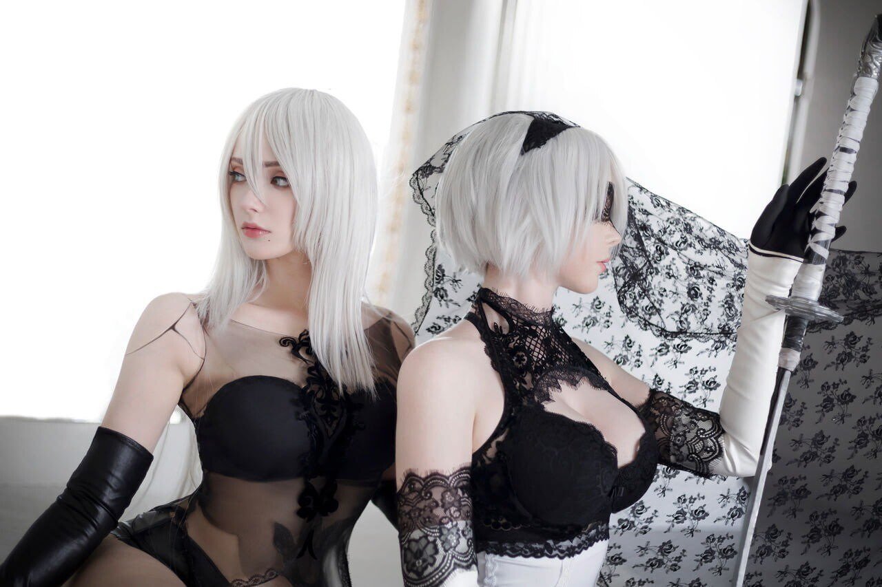 Đọc truyện hentai Tuyển tập Albums siêu phẩm Cosplay - Chap 552 - Saya The Fox X Misaki Sai - A2 X 2B