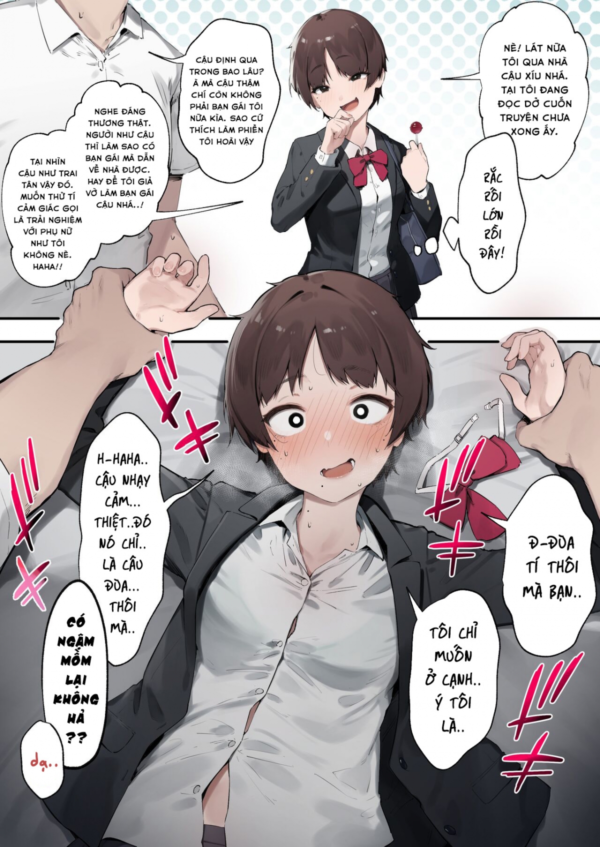 Đọc truyện hentai Cách giải quyết khi người khác nói đùa với bạn - Oneshot