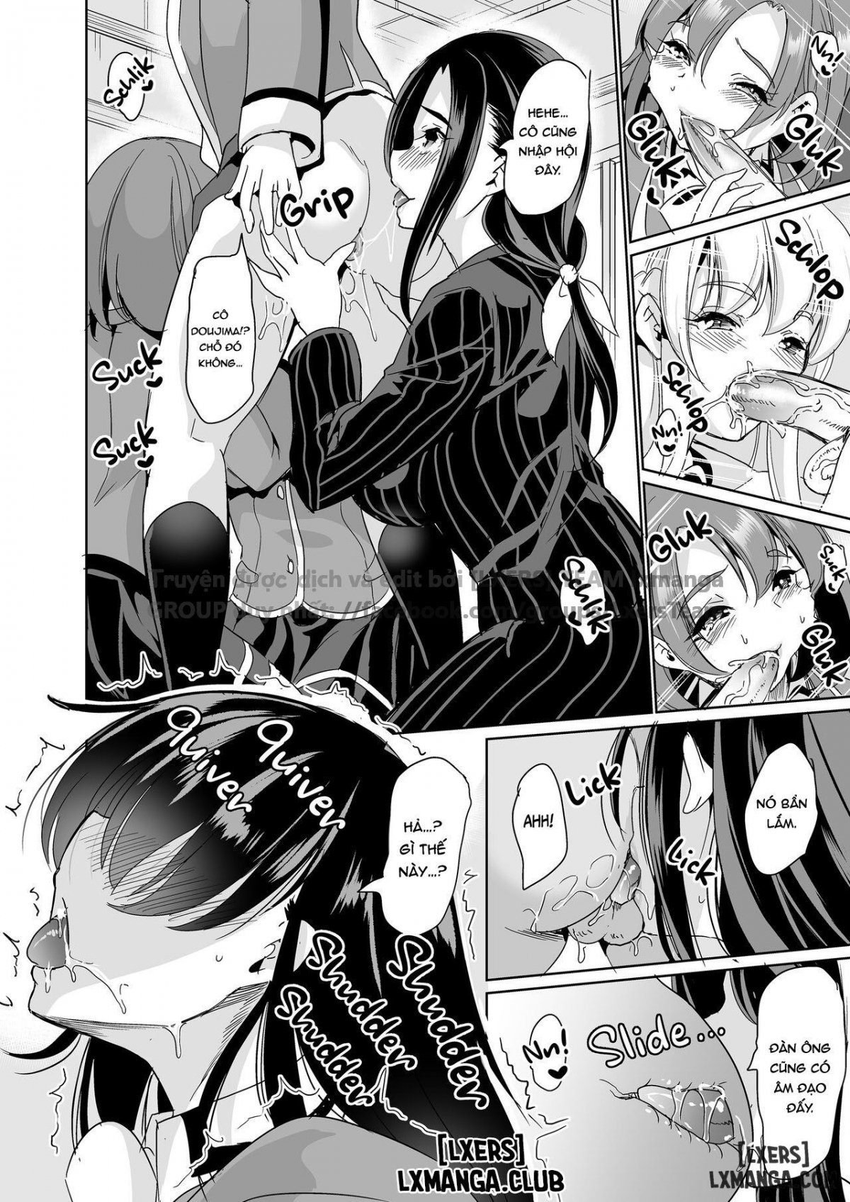 Đọc truyện hentai The Lone Cock in the Sex Club for Girls - Oneshot